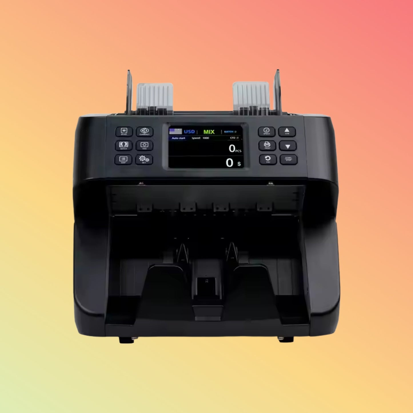 UN - 60C ECB - Approved Dual CIS Mixed Value Currency Counter - NEOTECH
