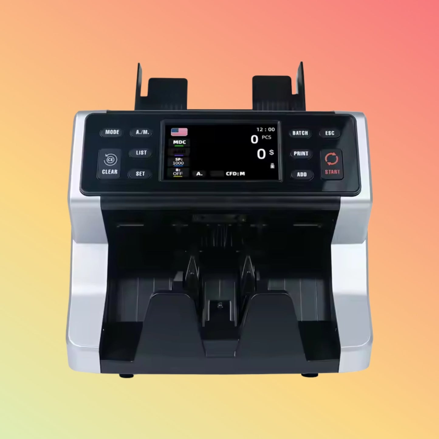 UN - 70A Banks Banknote Machine Currency Detectors Mix Value Counter Money Counting Machine for Office Bank - NEOTECH