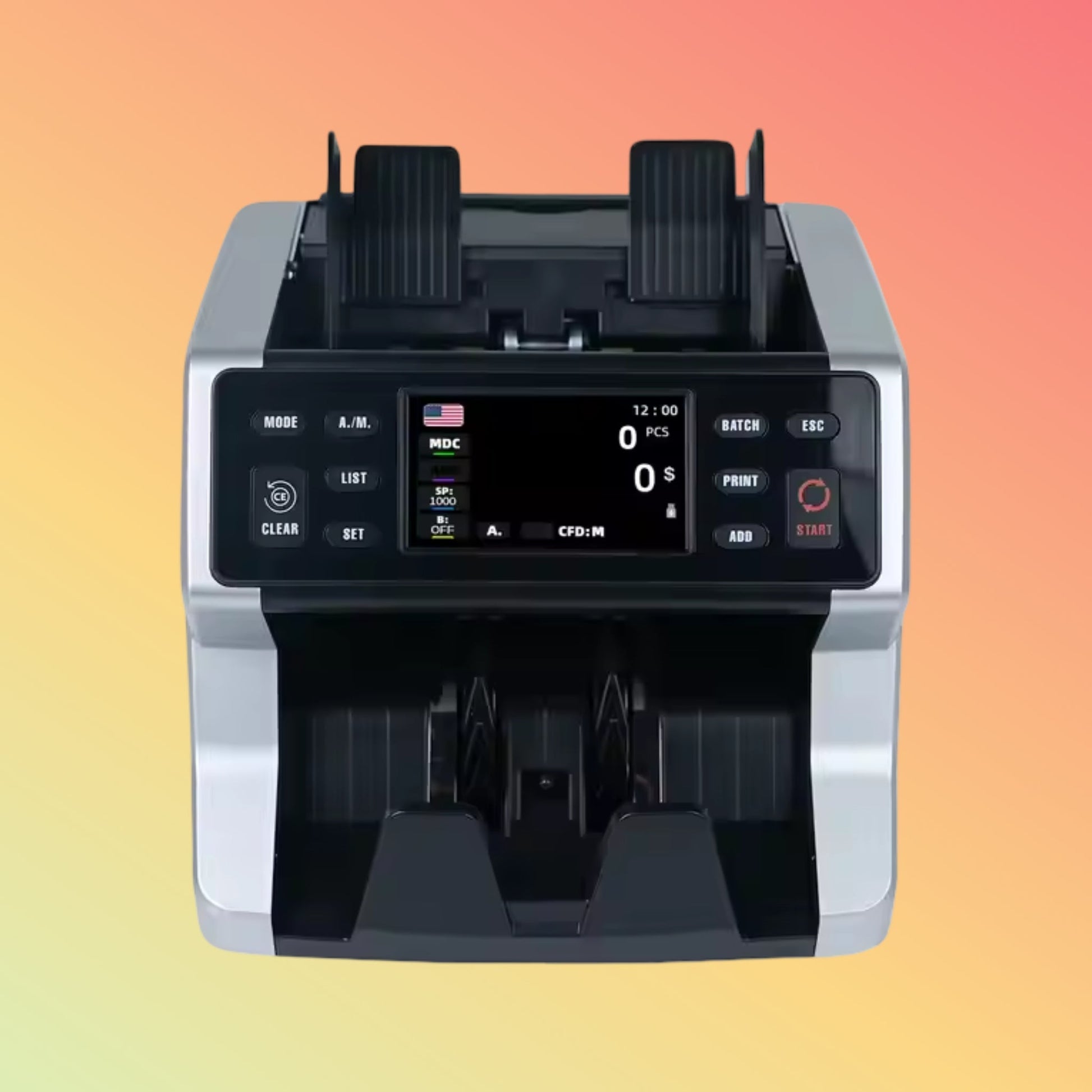 UN - 70A Mix Money Counter Cash Counting Machine Currency Counting Machine Money Counting Machine for Office Bank - NEOTECH