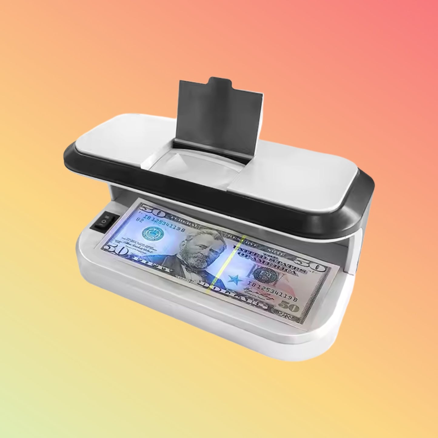 UN - Y2M Money Detector Counting Machine Forex Check Bill Counter Battery Operated Currency UV MG Detector for USD INR EUR - NEOTECH