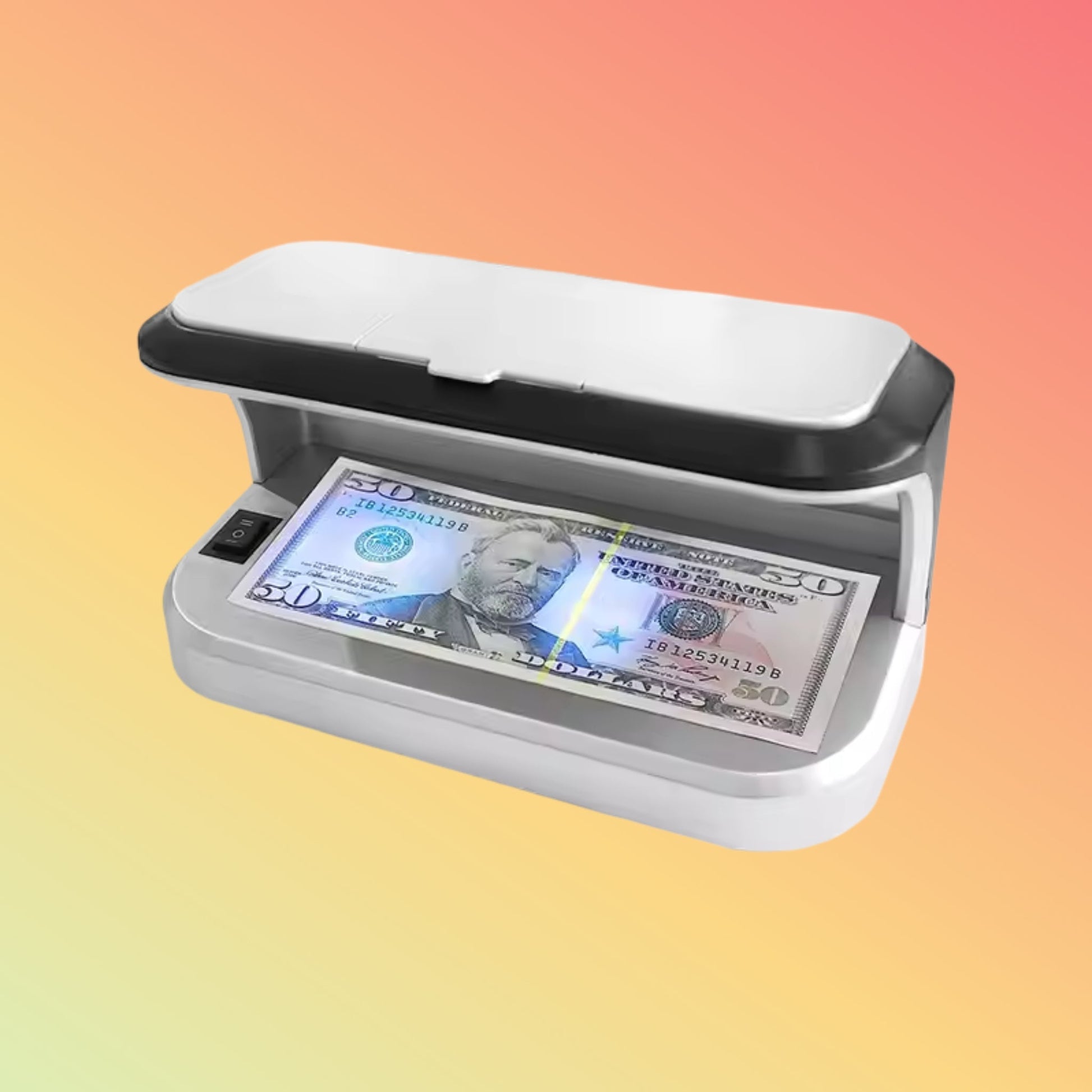 UN - Y2M Money Detector Counting Machine Forex Check Bill Counter Battery Operated Currency UV MG Detector for USD INR EUR - NEOTECH