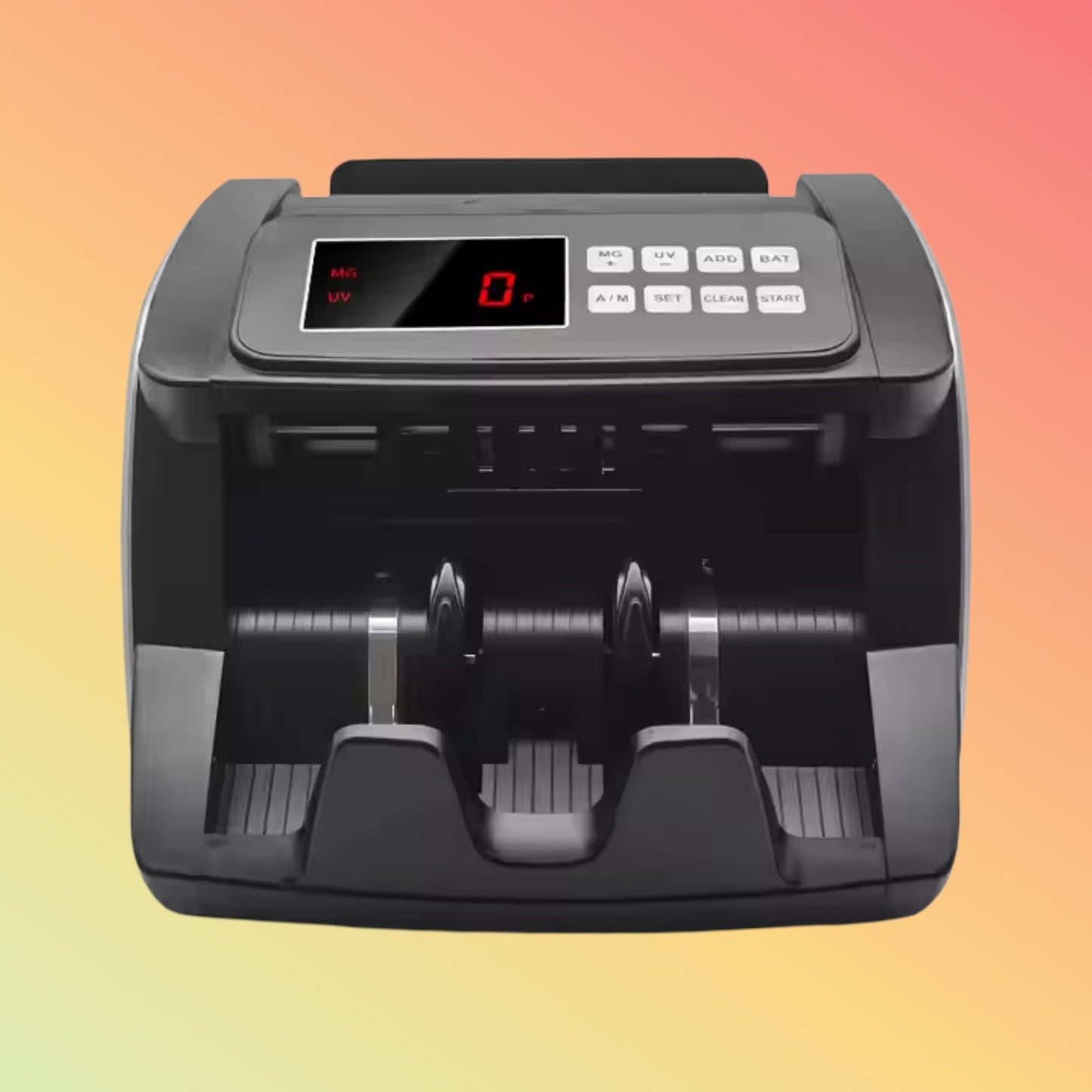 UNION 0710 Counts the Total VALUE Back Loader Banknote Counter Count Money Machine - NEOTECH