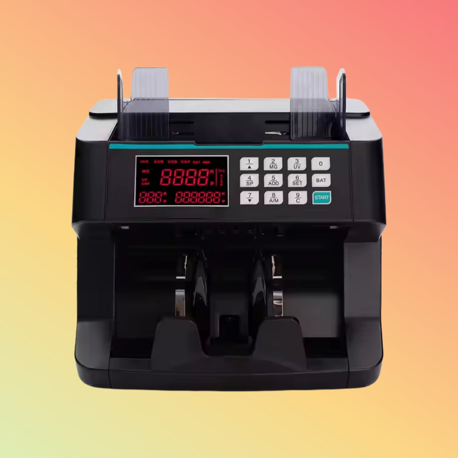 UNION 0730 GFS Portable Money Counter with Dual Power & Detector - NEOTECH