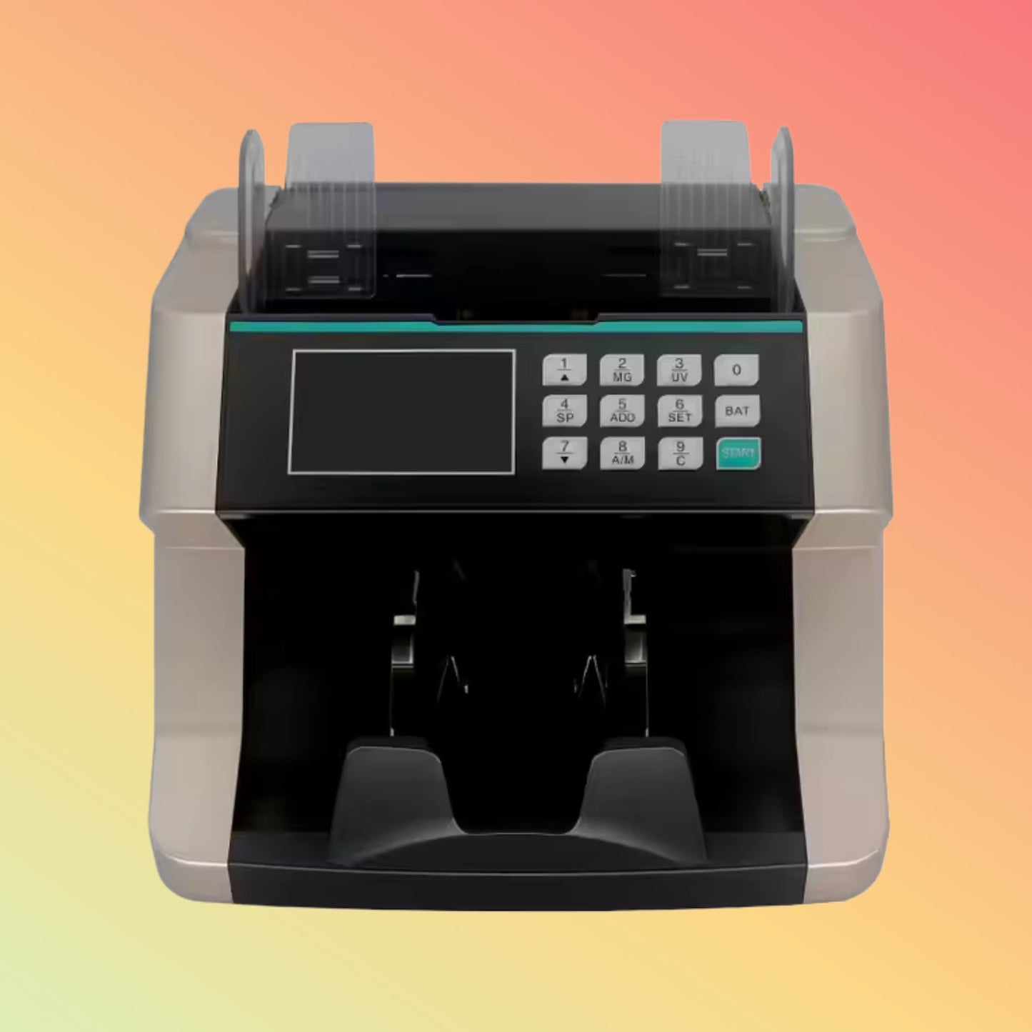 UNION 0731 Heavy Duty Top Load UV & MG Polymer Banknote Counter - NEOTECH