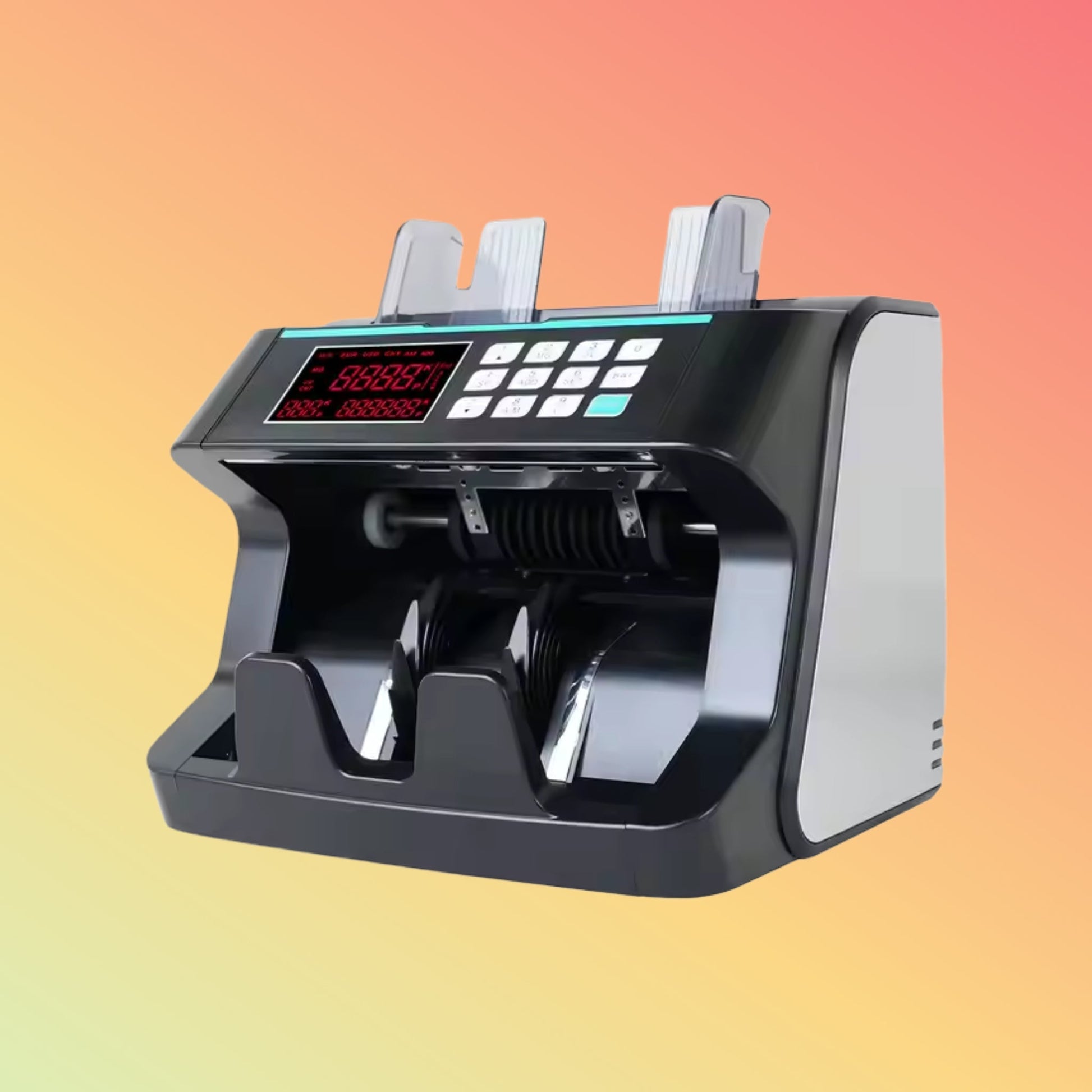UNION 0731 Multi Currency Value Counter USD EUR EGP Bill Counter Cash Counter Money Counting Machine - NEOTECH
