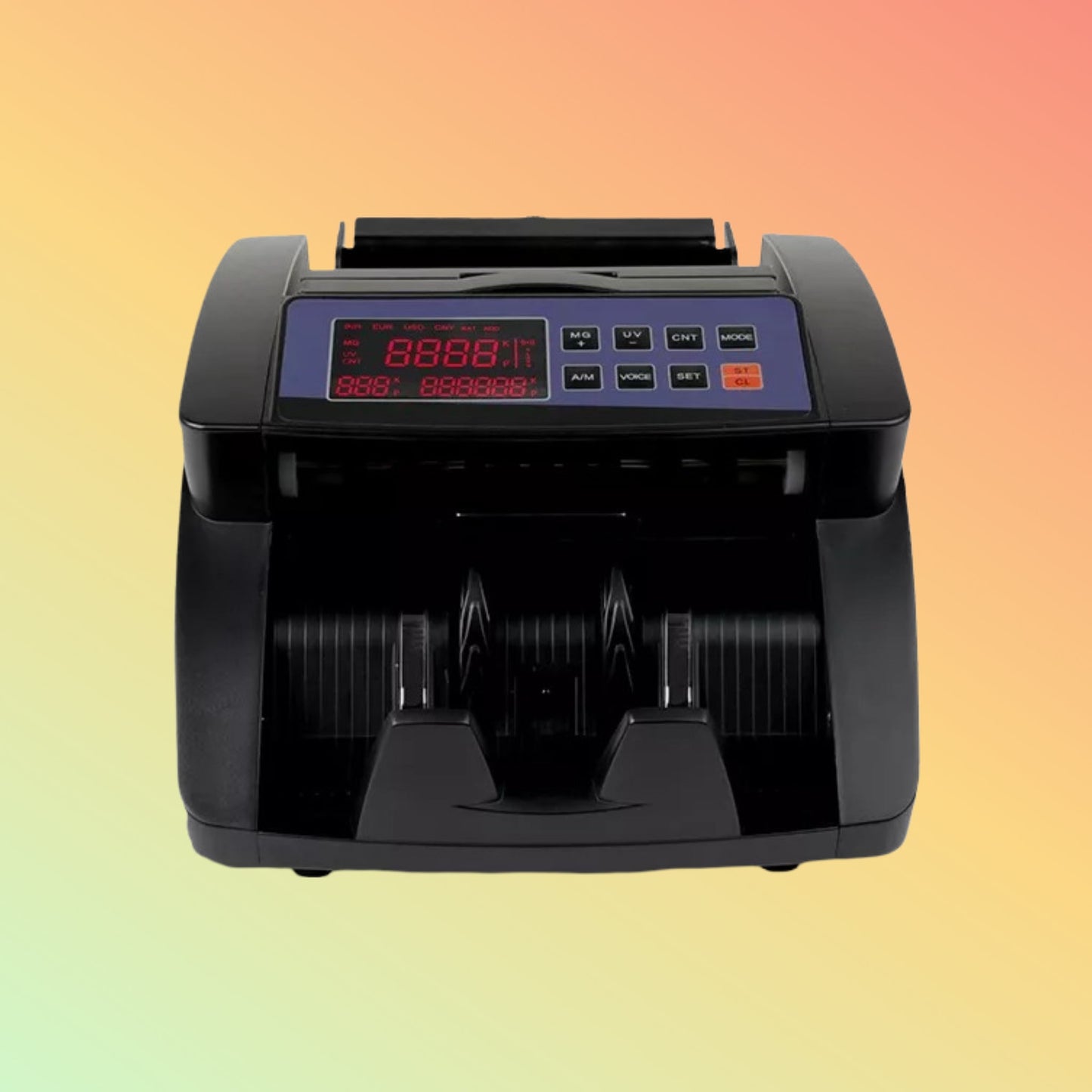 Union Automatic Bill Counter Currency Counting Machine Black Bill Counter Machine - NEOTECH
