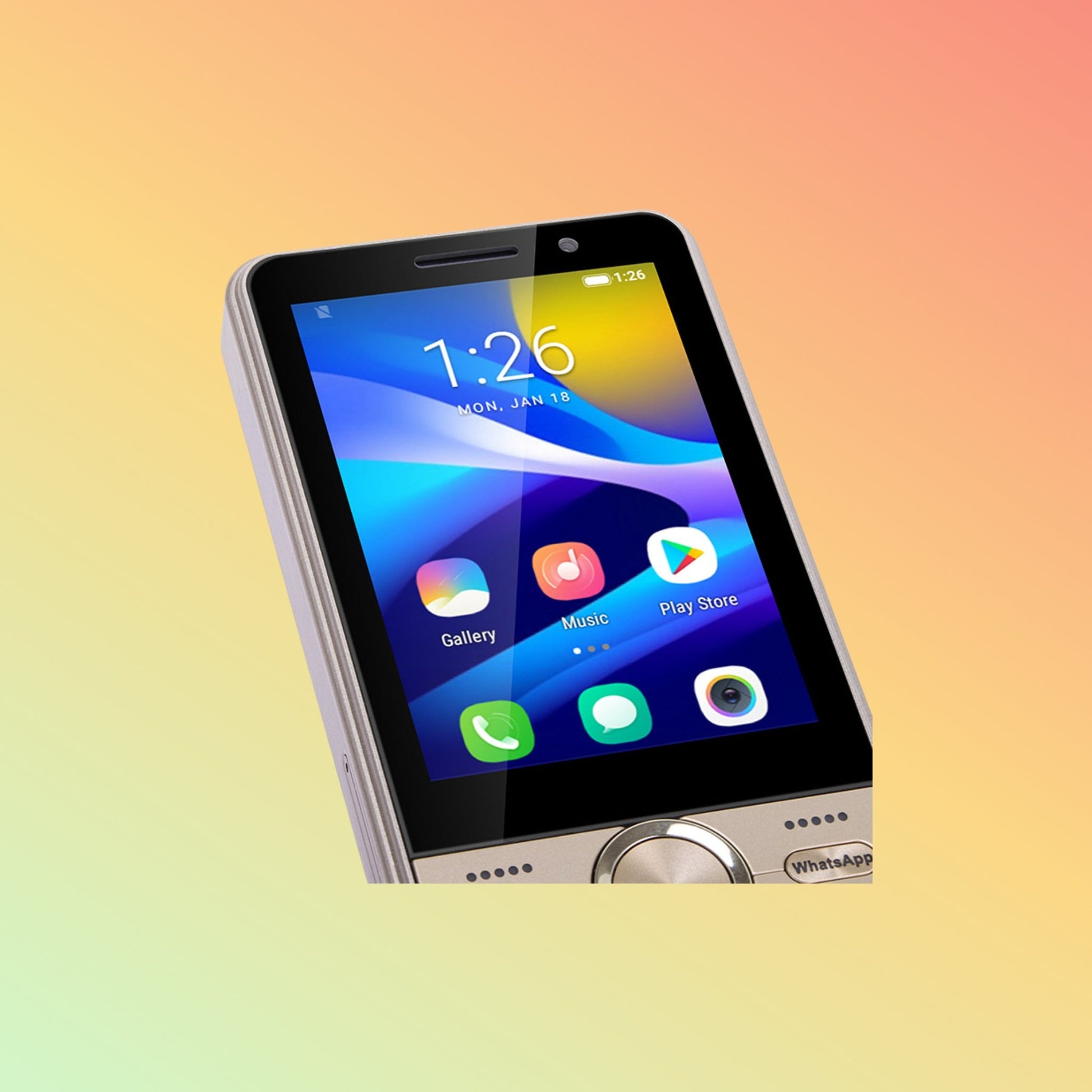 Uniwa A3501 3.5 Inch Touch Screen Dual SIM Card Android 4G Feature Phone - NEOTECH