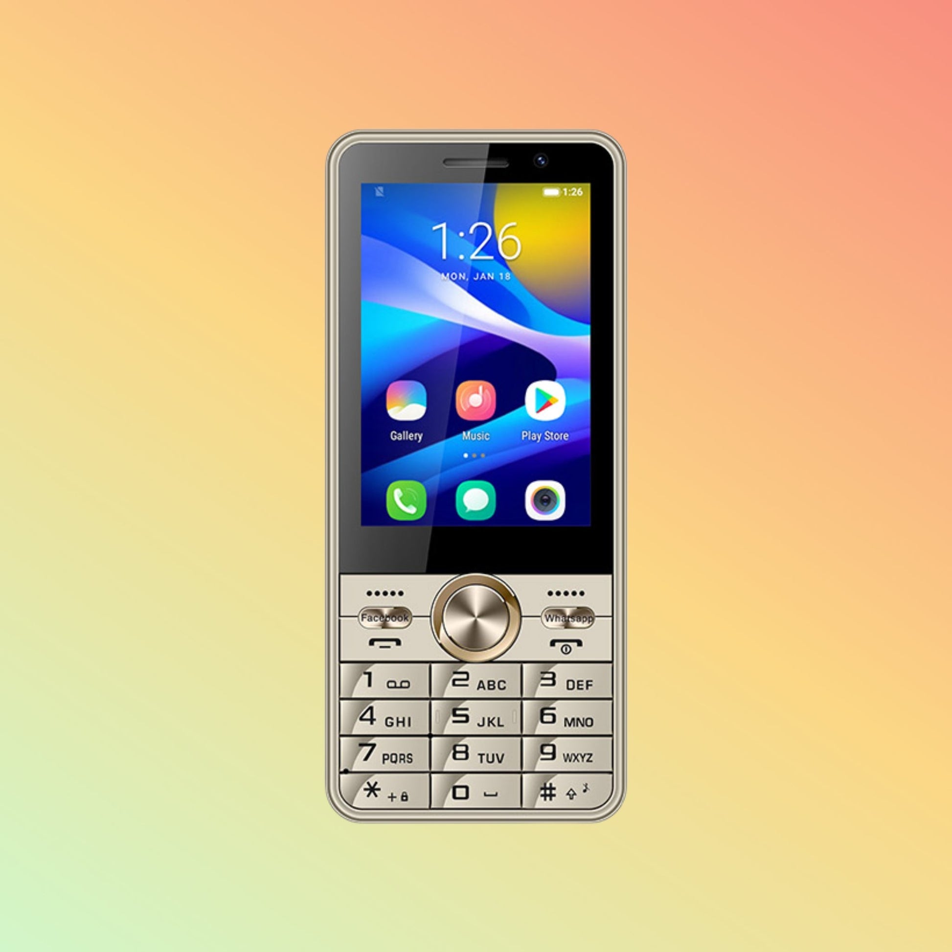 Uniwa A3501 3.5 Inch Touch Screen Dual SIM Card Android 4G Feature Phone - NEOTECH