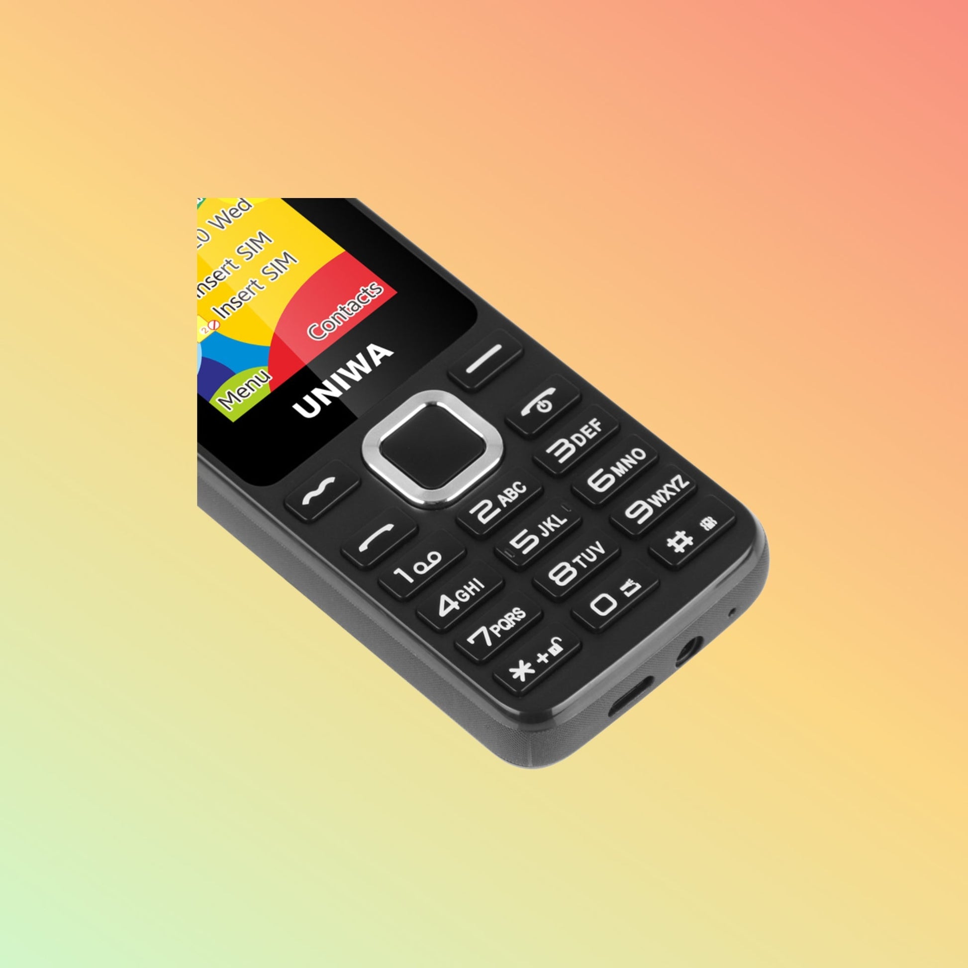 UNIWA E1801 1.77 Inches Screen Dual SIM Low Price Keypad Feature Phone - NEOTECH