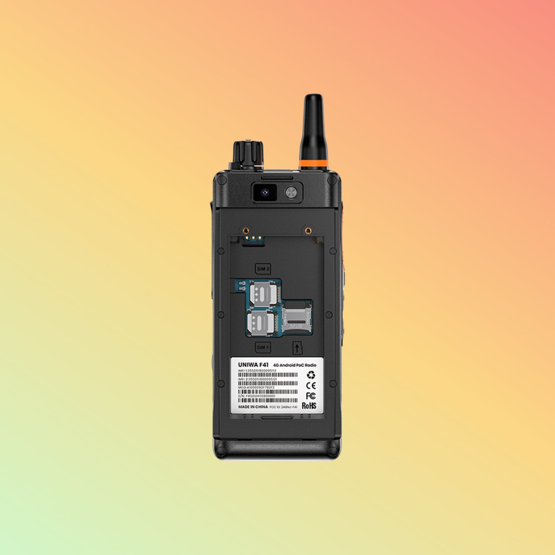 Uniwa F41 2.4’’ Long Range Global 4G Mobile Android PoC Zello Walkie Talkie - NEOTECH