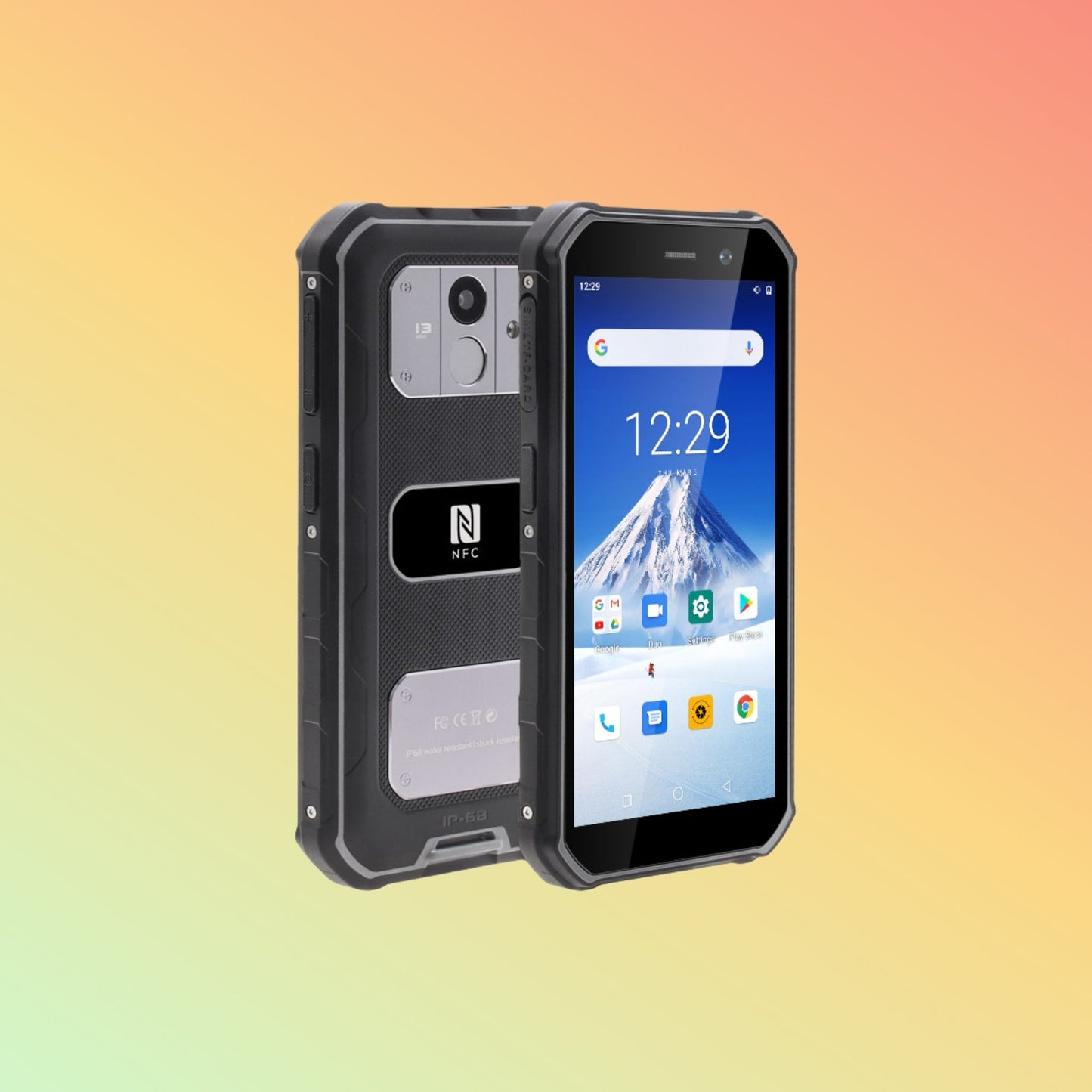 UNIWA F963 5.5 Inches Screen IP68 Waterproof 4G NFC Rugged Smartphone - NEOTECH