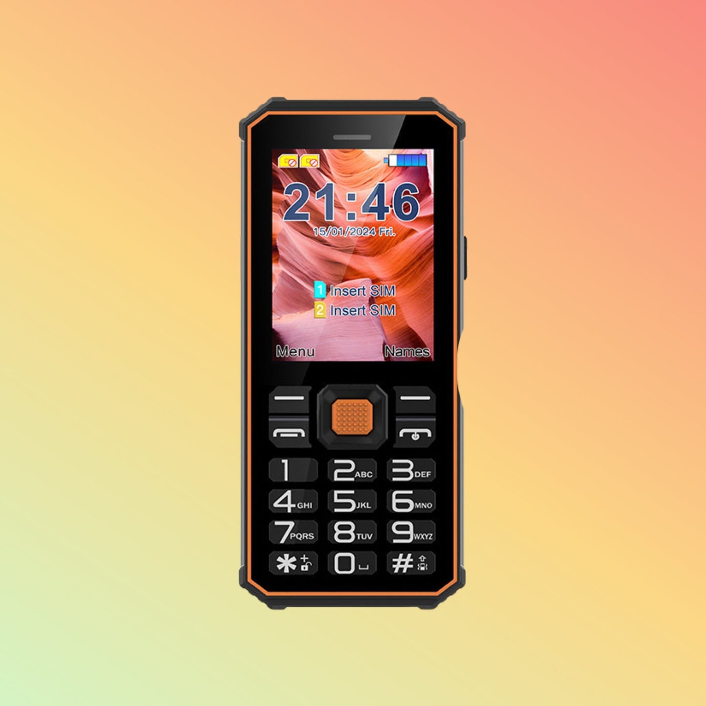Uniwa S2 2.4 Inch Dual SIM IP68 Rugged Waterproof Keypad Mobile Phone with Long Standby - NEOTECH