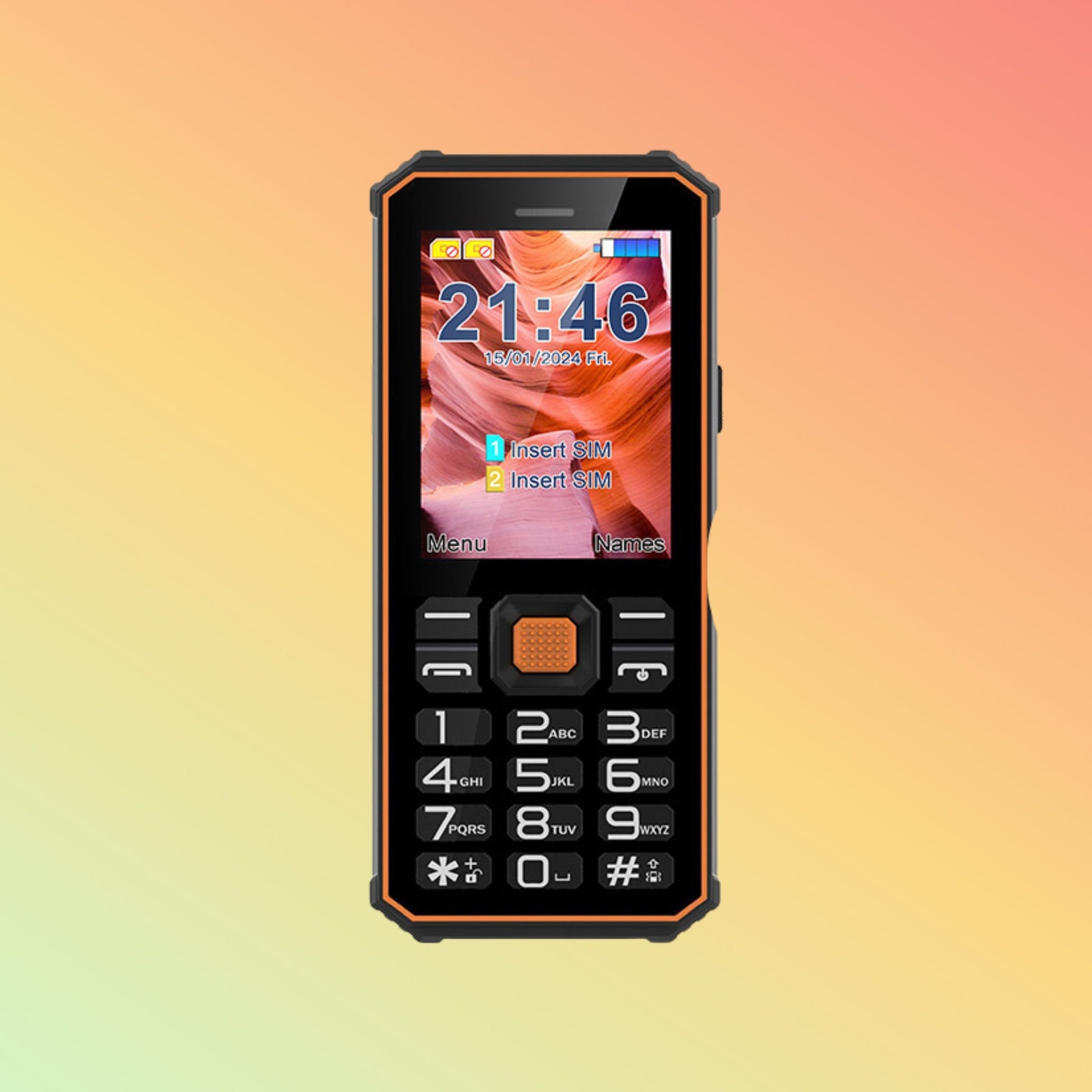 Uniwa S2 2.4 Inch Dual SIM IP68 Rugged Waterproof Keypad Mobile Phone with Long Standby - NEOTECH