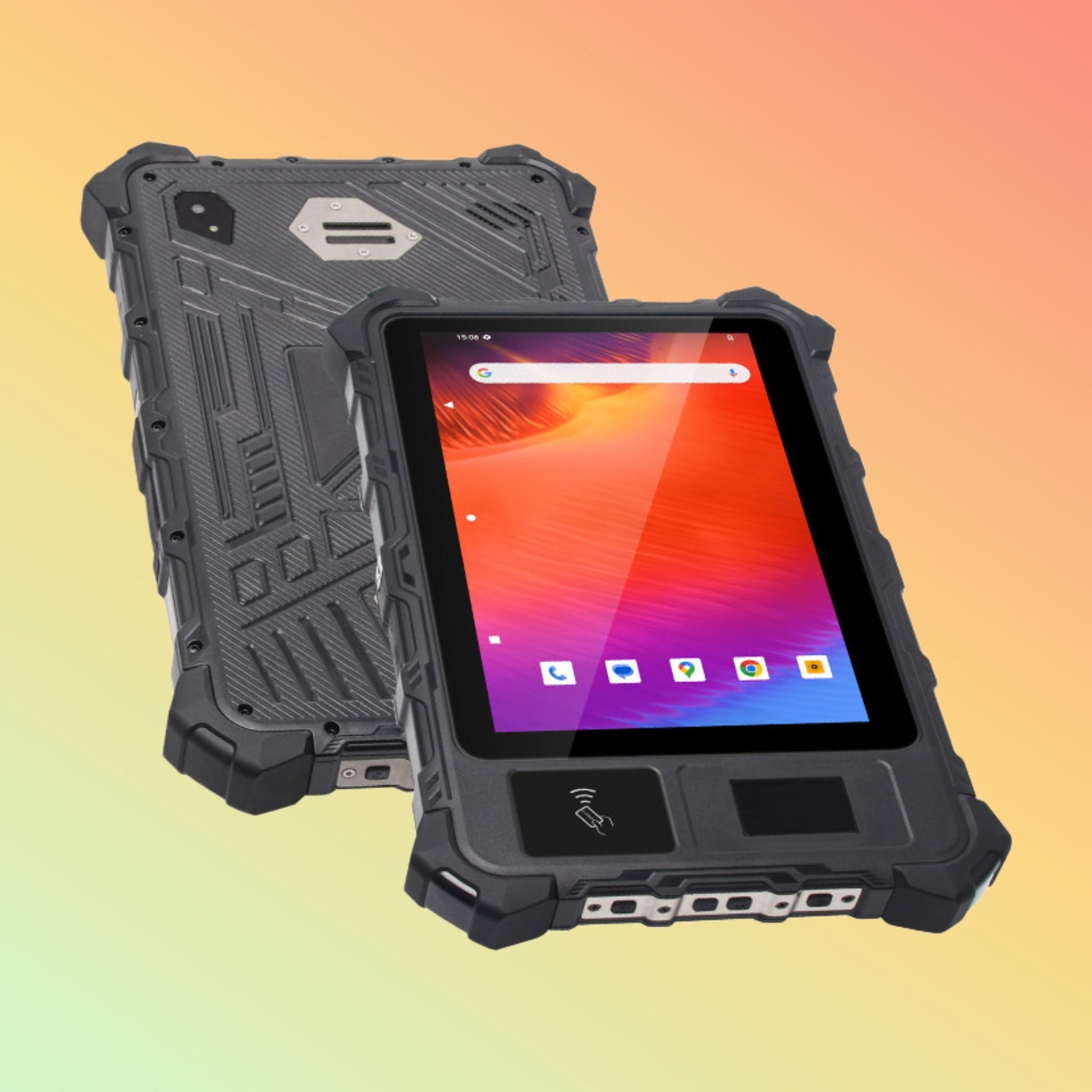 Uniwa X819 8 Inch IP65 NFC Android Rugged Tablet with Smart Card or OCR Reader - NEOTECH