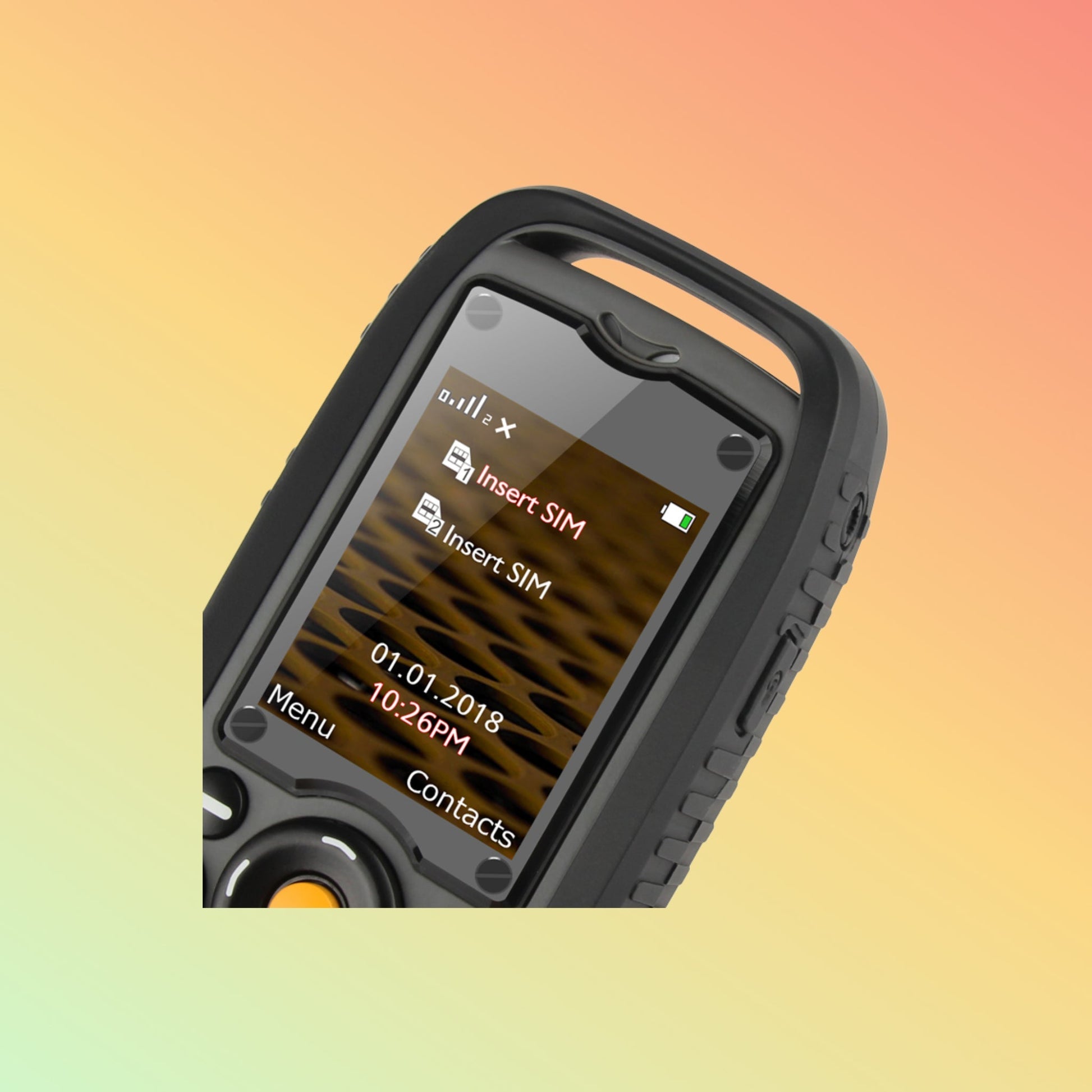 UNIWA XP25 2 Inches Screen Dual SIM Card IP68 Waterproof Rugged Phone with Keypad - NEOTECH