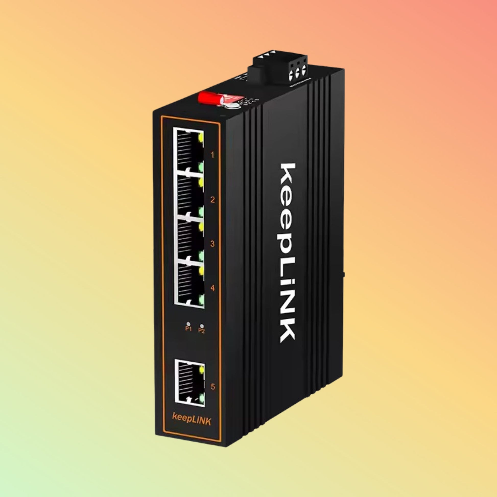 Unmanaged Fast Ethernet 5 Ports PoE Industrial Ethernet Switch for Security System - NEOTECH