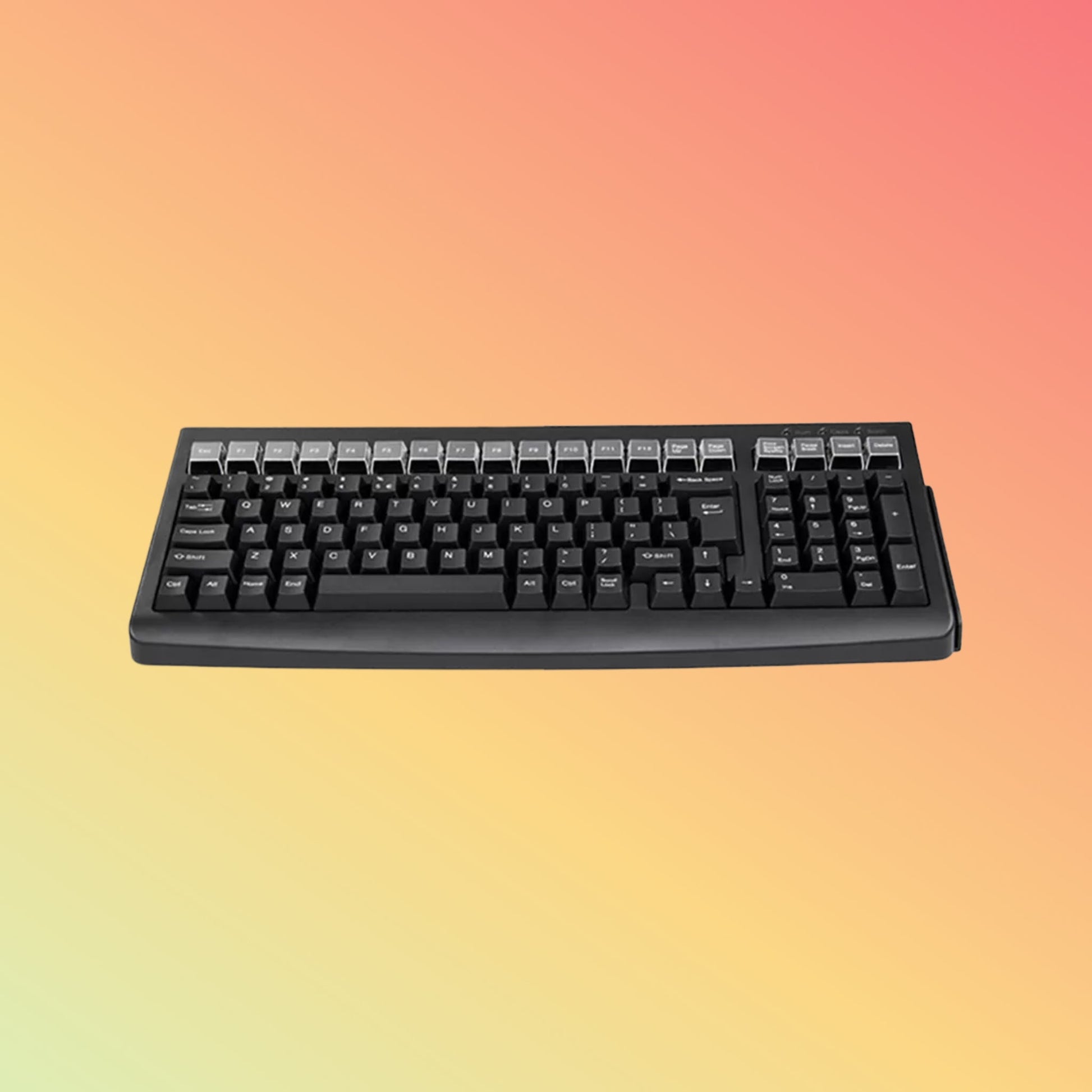 USB 101Keys Membrane Keyboard With MSR(Tracks 1/2/3) HCC - KB101R - NEOTECH