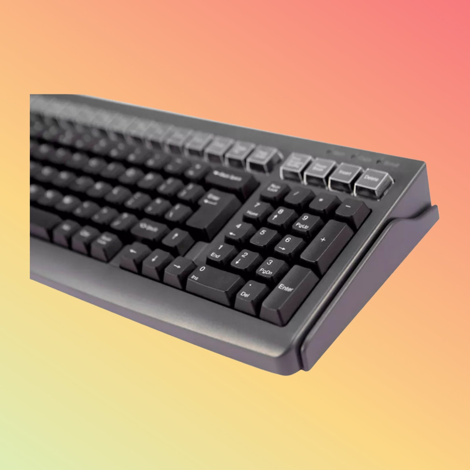 USB 101Keys Membrane Keyboard With MSR(Tracks 1/2/3) HCC - KB101R - NEOTECH