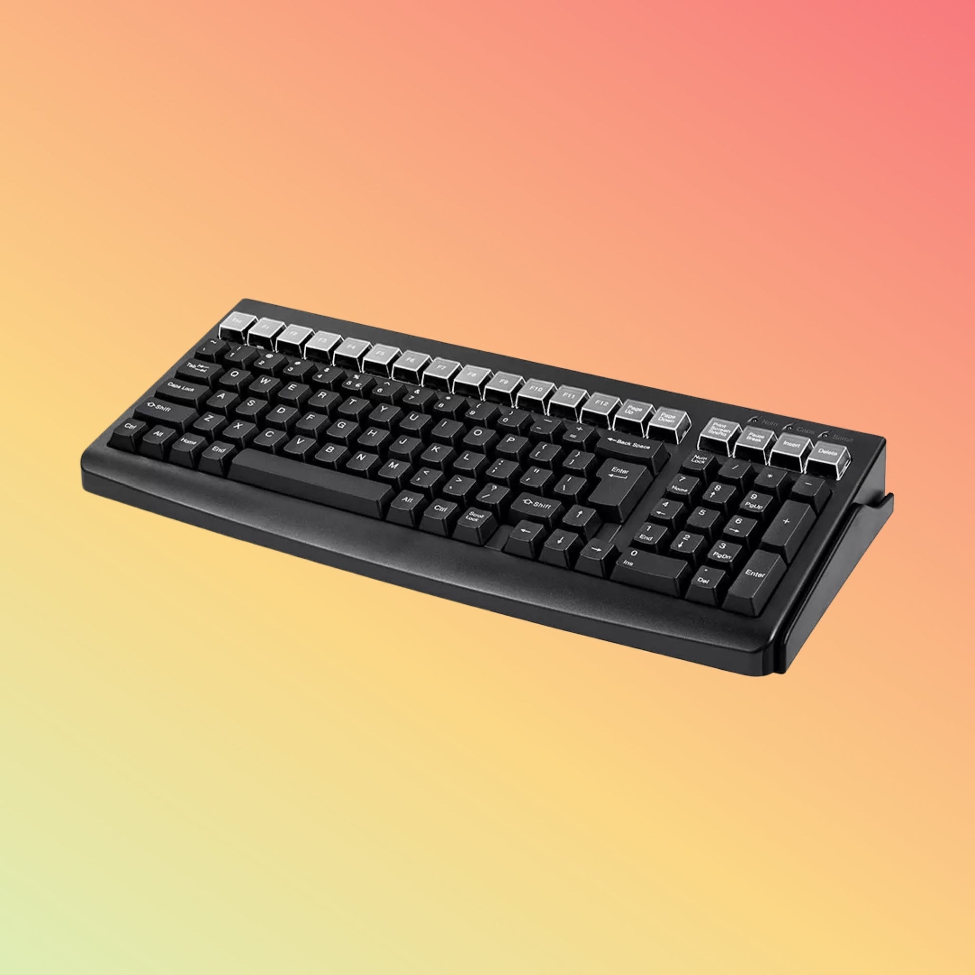 USB 101Keys Membrane Keyboard With MSR(Tracks 1/2/3) HCC - KB101R - NEOTECH