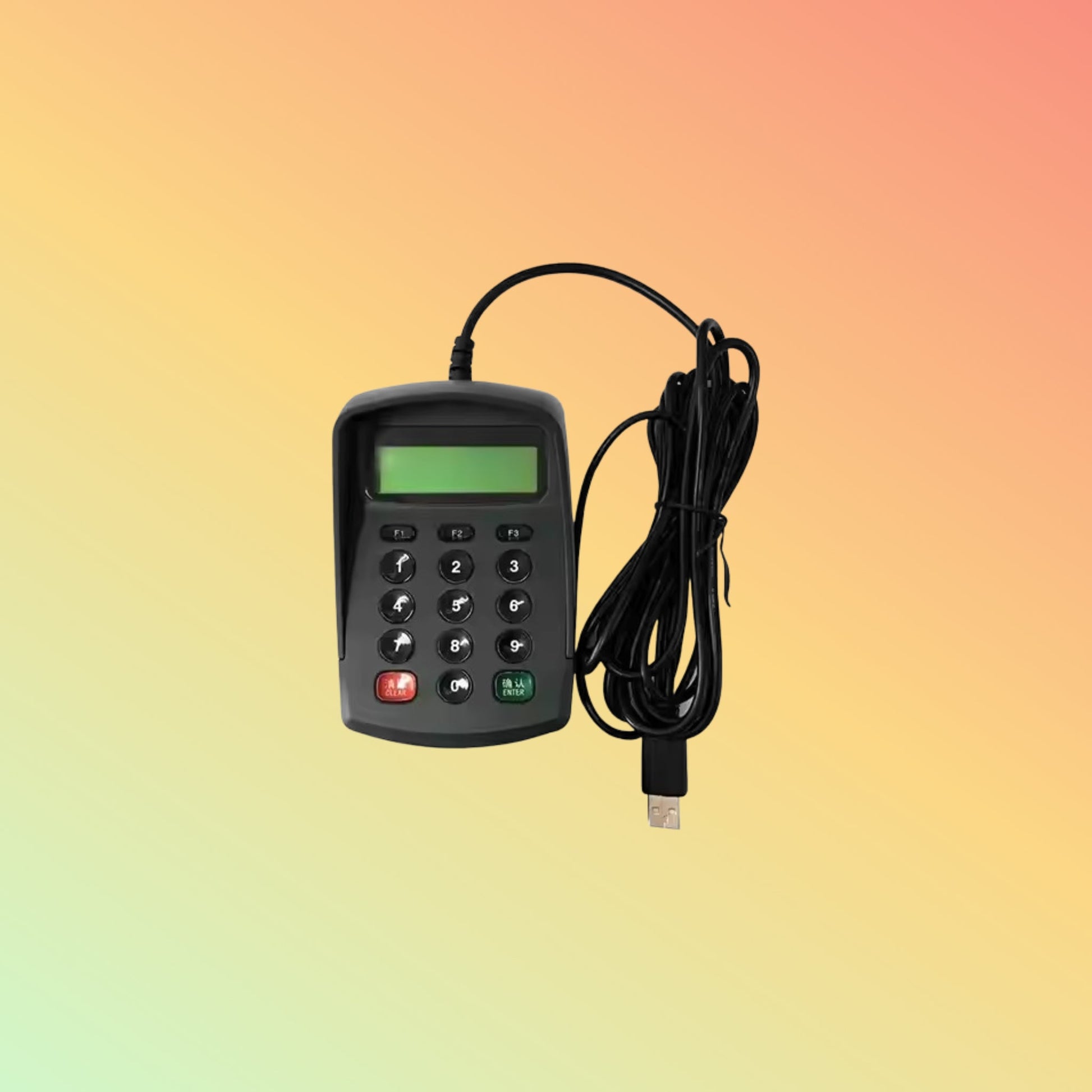 USB Bank POS Number Keyboard and Key Pad With Display - NEOTECH