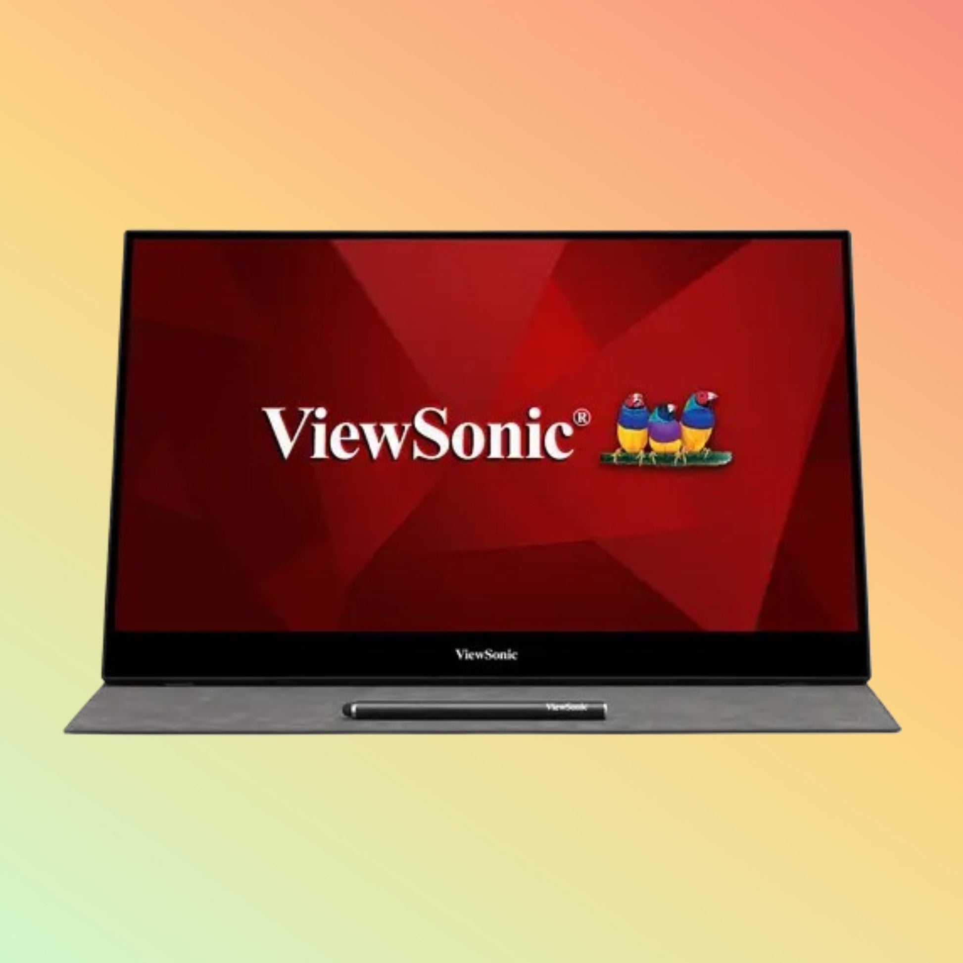 VIEWSONIC TD1655 Monitor - 16" FHD (1920 x 1080), IPS, Tilt, Mini - HDMI, USB - C, 250nits, 60Hz, Multi - Touch - NEOTECH