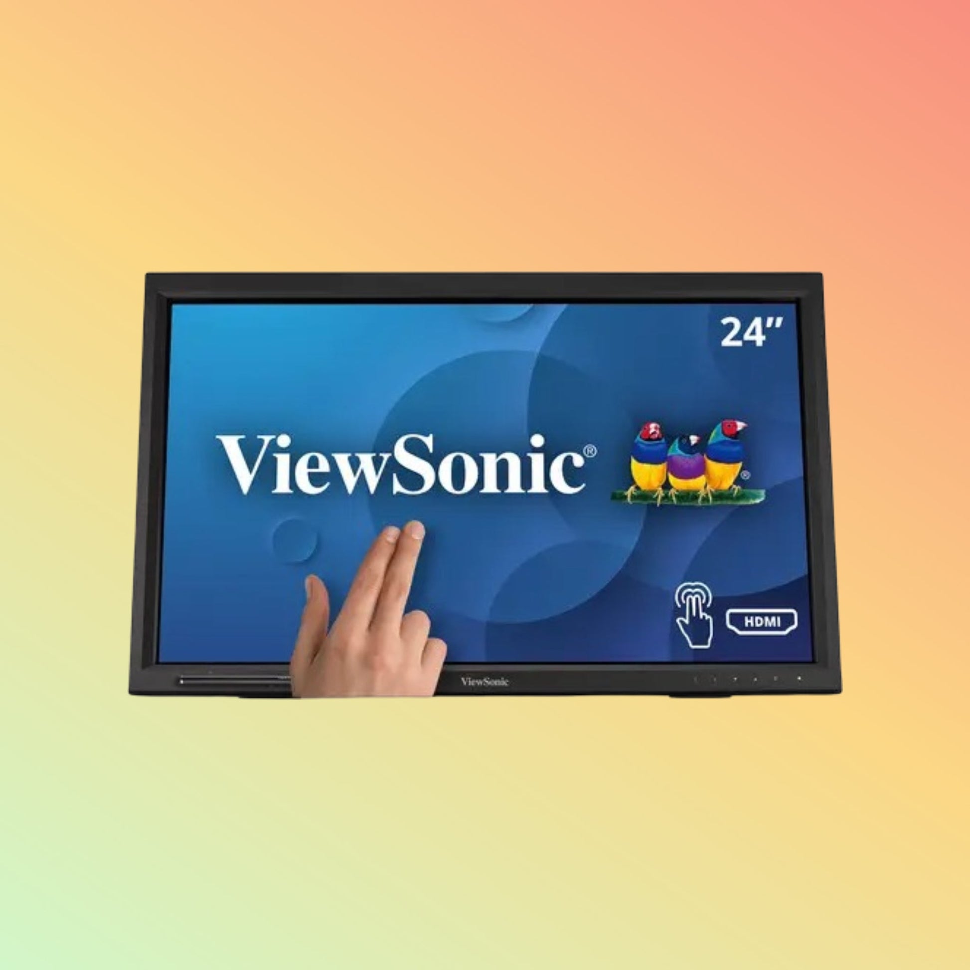 ViewSonic TD2423D 24" FHD Touch Monitor – 1080p, HDMI/DP/VGA, 250nits, 60Hz, VA Panel - NEOTECH