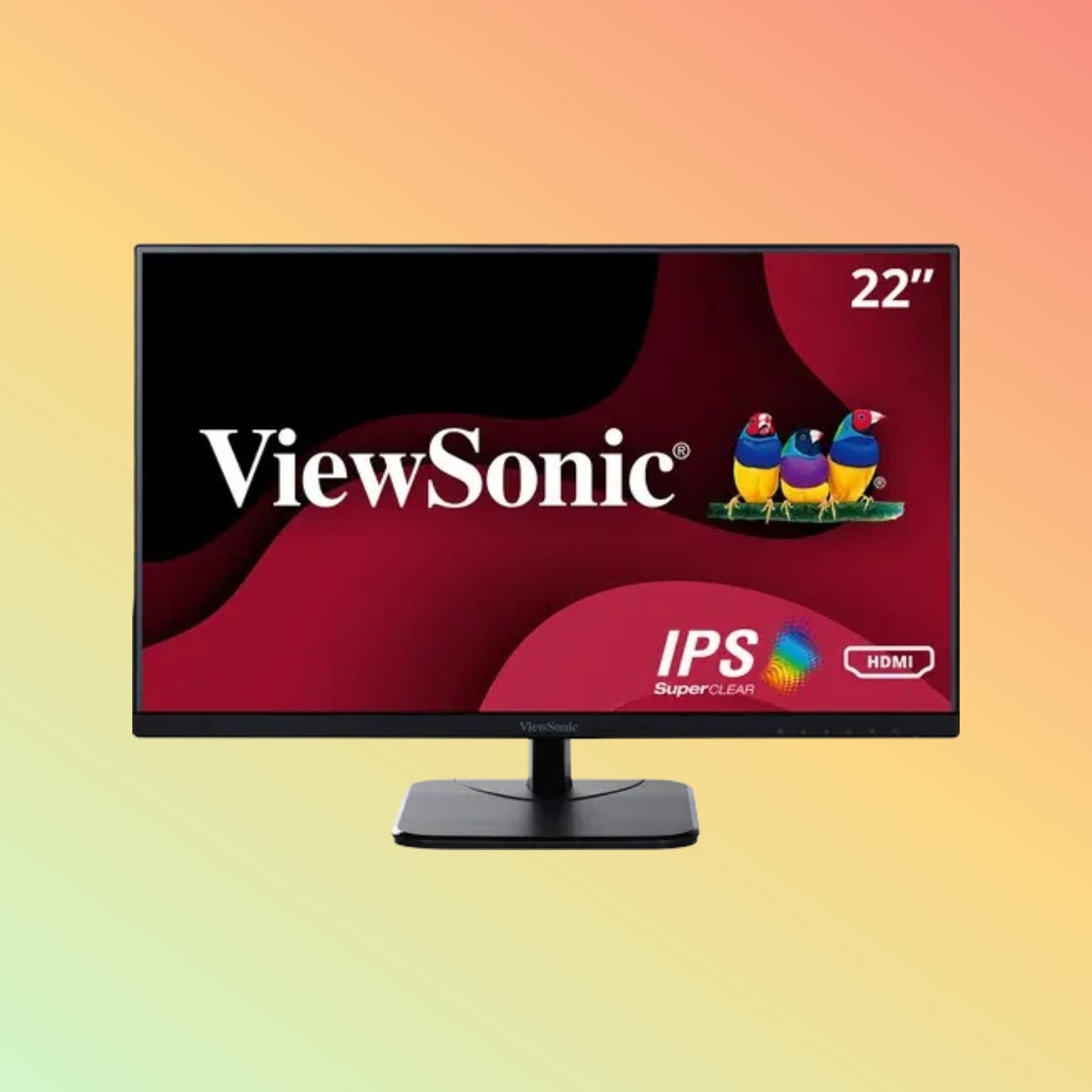 VIEWSONIC VA2256 - MHD Monitor - 22" FHD (1920 x 1080), IPS, Tilt, HDMI, DP, VGA, 250nits, 60Hz - NEOTECH