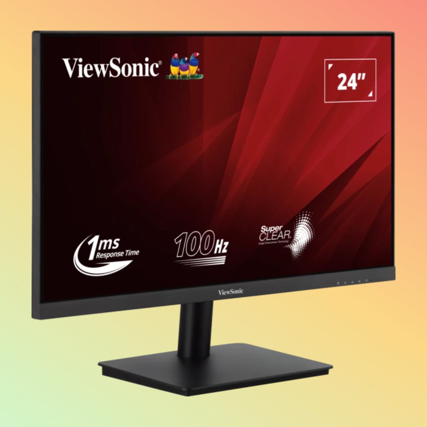 VIEWSONIC VA2406 - H Monitor - 24" FHD (1920 x 1080), VA, Tilt, HDMI, VGA, 250nits, 100Hz - NEOTECH