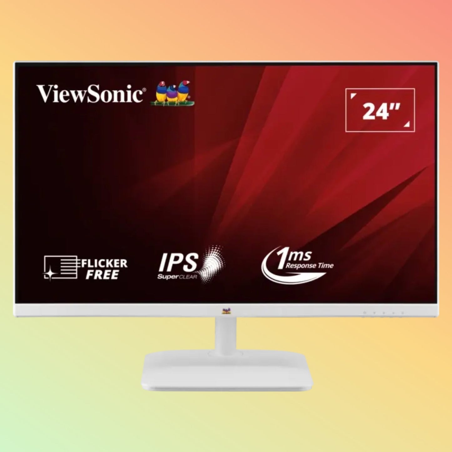 VIEWSONIC VA2432 - H - W Monitor - 24" FHD (1920 x 1080), IPS, Tilt, HDMI, VGA, 250nits, 100Hz - NEOTECH