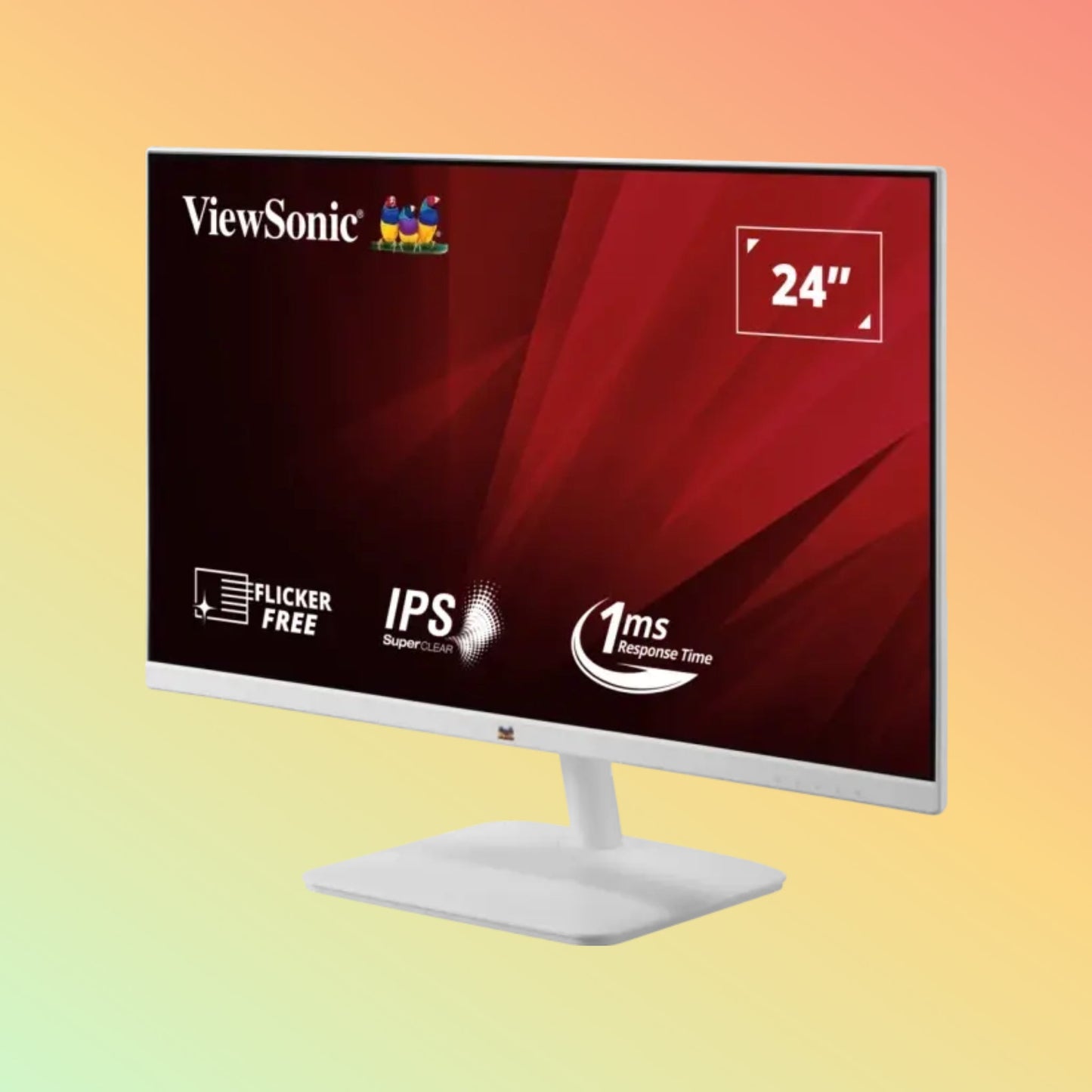 VIEWSONIC VA2432 - H - W Monitor - 24" FHD (1920 x 1080), IPS, Tilt, HDMI, VGA, 250nits, 100Hz - NEOTECH