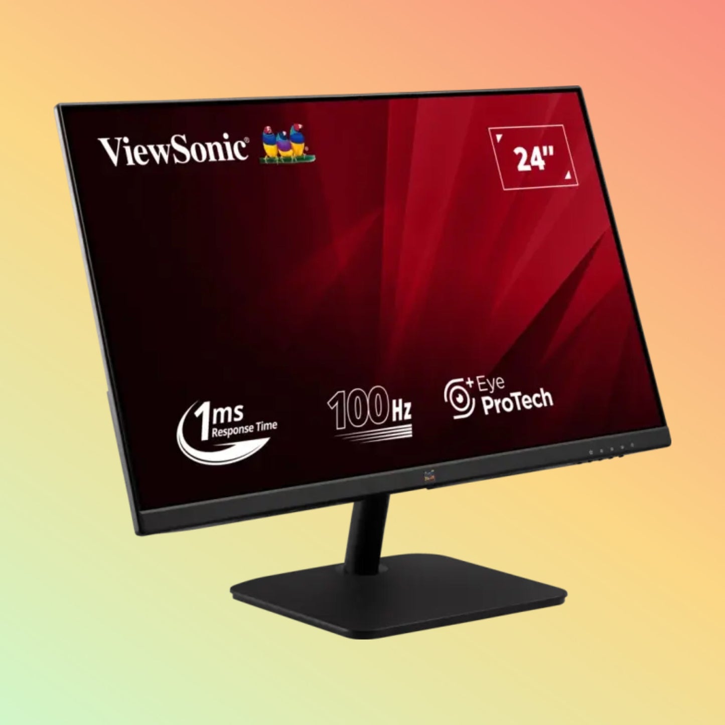 VIEWSONIC VA2432 - MHD Monitor - 24" FHD (1920 x 1080), IPS, Tilt, HDMI, DP, VGA, 250nits, 100Hz - NEOTECH