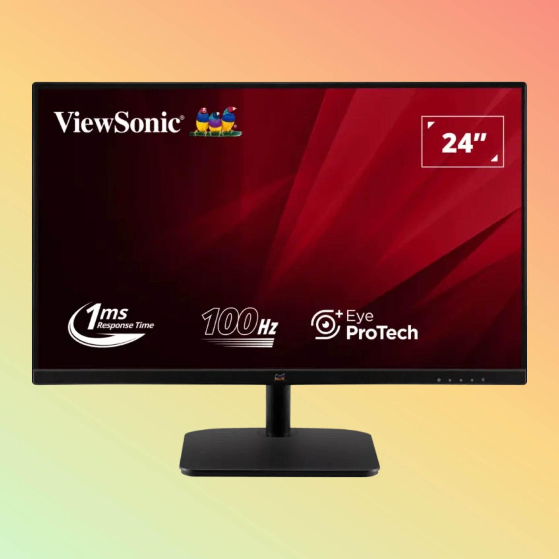 VIEWSONIC VA2432 - MHD Monitor - 24" FHD (1920 x 1080), IPS, Tilt, HDMI, DP, VGA, 250nits, 100Hz - NEOTECH