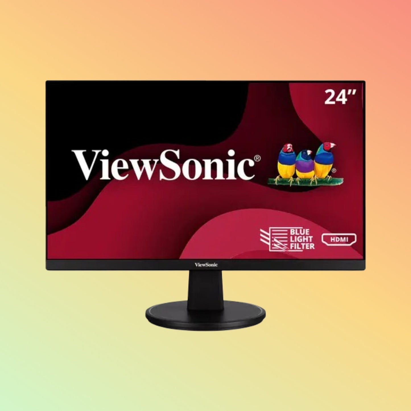 VIEWSONIC VA2447 - MH Monitor - 24" FHD (1920 x 1080), VA, HDMI, VGA, 250nits, 75Hz - NEOTECH