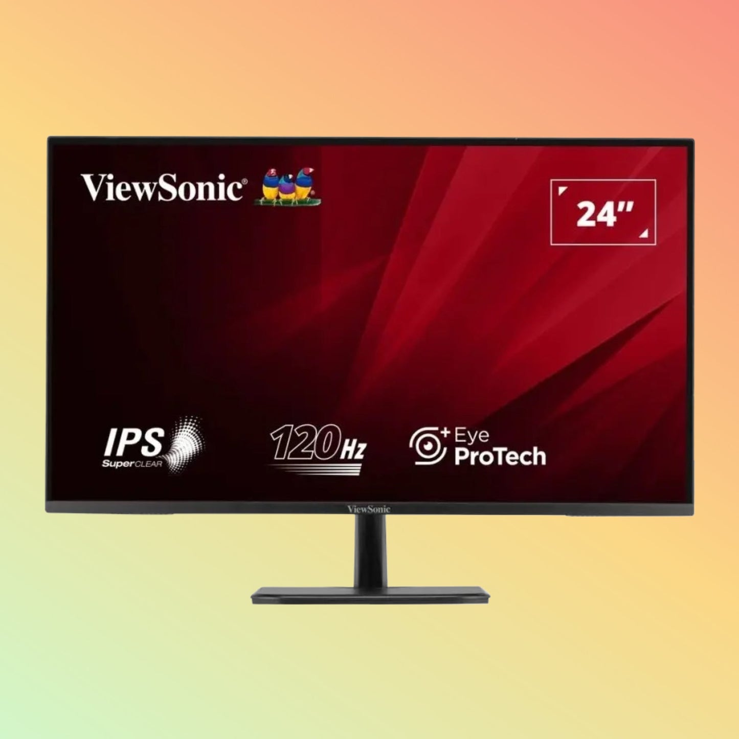 VIEWSONIC VA2456A - MHD Monitor - 24" FHD (1920 x 1080), IPS, Tilt, HDMI, DP, VGA, 250nits, 120Hz - NEOTECH