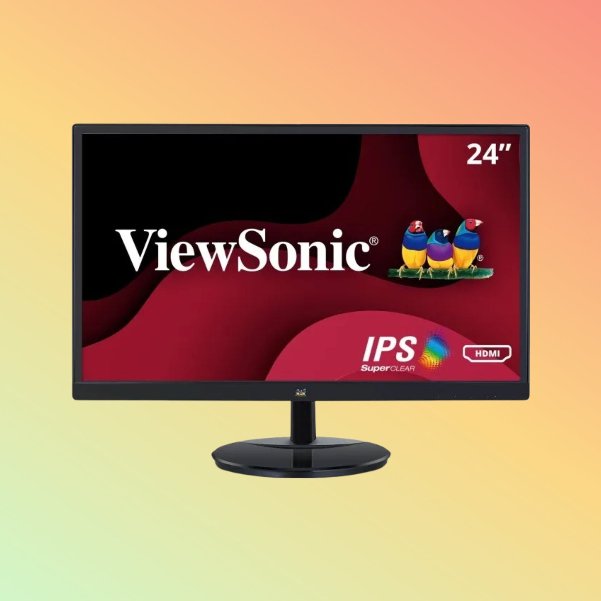 VIEWSONIC VA2459 - SMH Monitor - 24" FHD (1920 x 1080), IPS, Tilt, HDMI, VGA, 250nits, 60Hz - NEOTECH