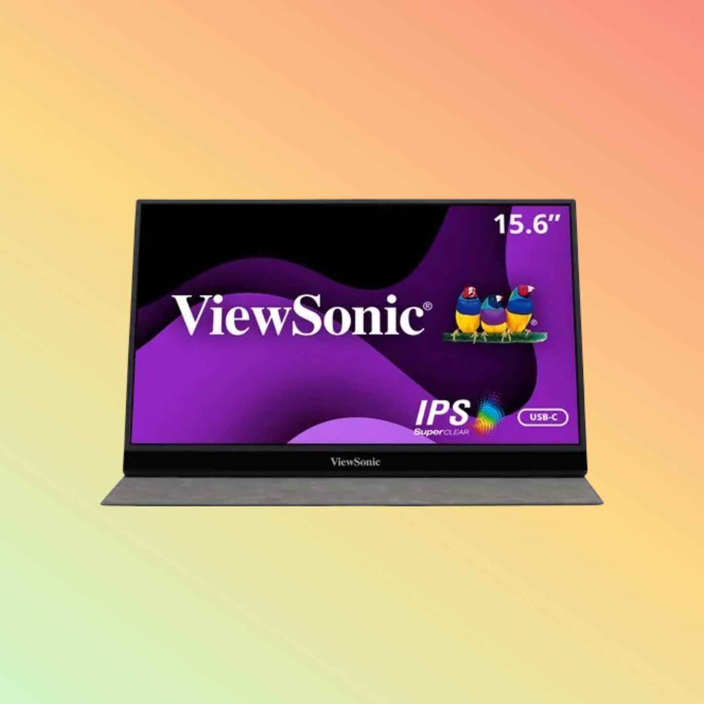 VIEWSONIC VG1655 Monitor - 16" FHD (1920 x 1080), IPS, Tilt, Mini - HDMI, USB - C, 250nits, 60Hz - NEOTECH
