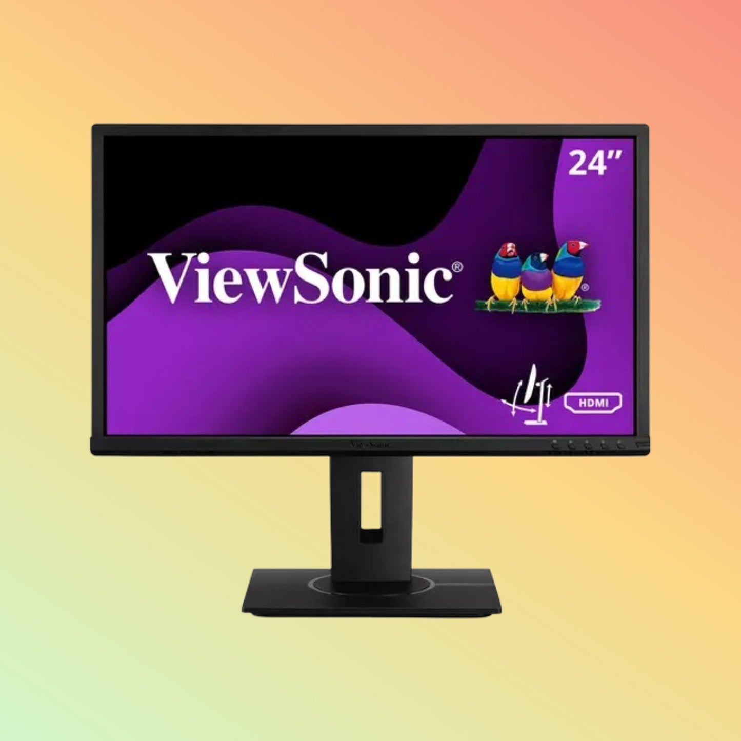 VIEWSONIC VG2440 Monitor - 24" FHD (1920 x 1080), VA, Height, Tilt, Swivel, Pivot, HDMI, DP, VGA, 250nits, 60Hz - NEOTECH