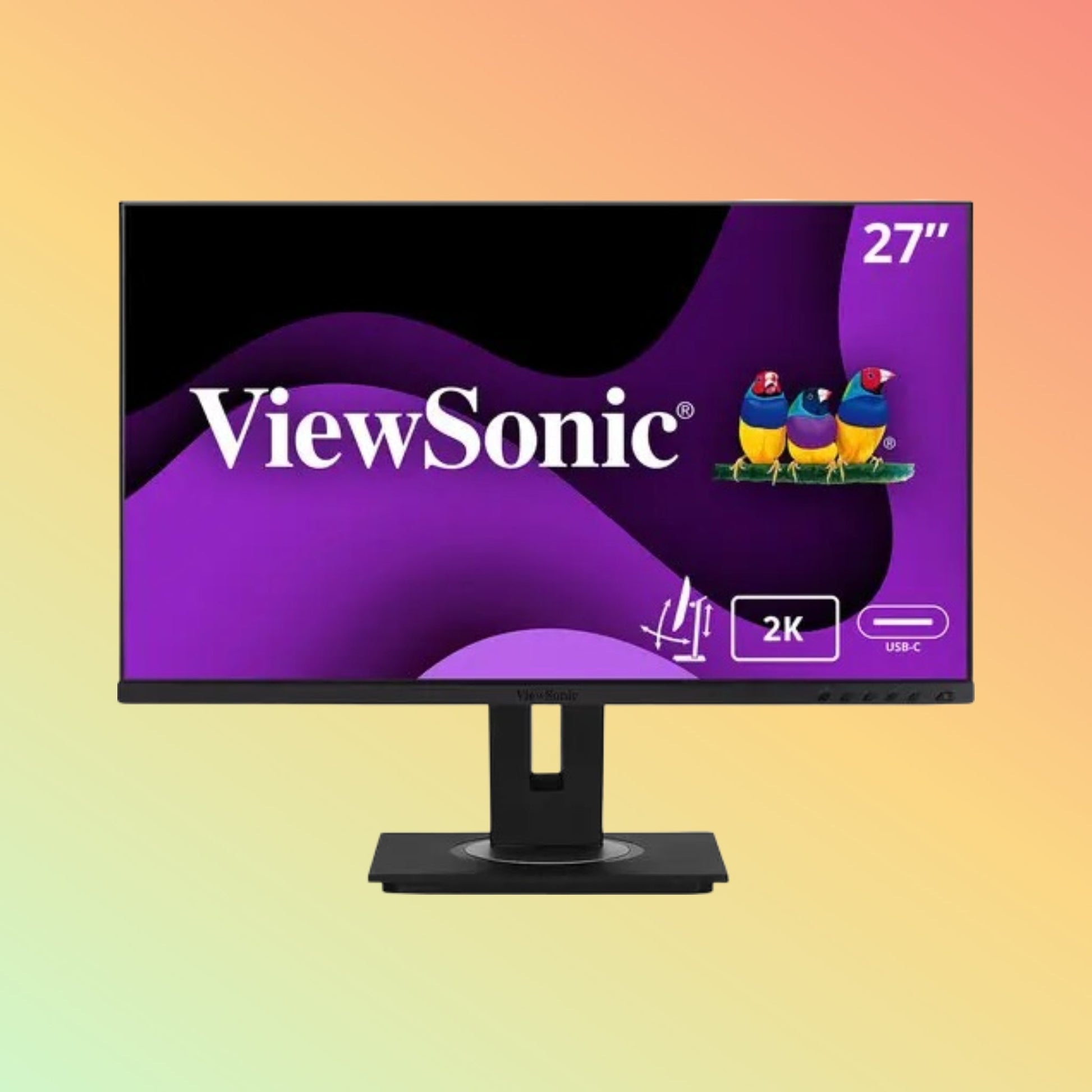 ViewSonic VG2756A - 2K 27" QHD Monitor – 2560x1440, IPS, USB - C, 350nits, 60Hz, HDMI/DP - NEOTECH