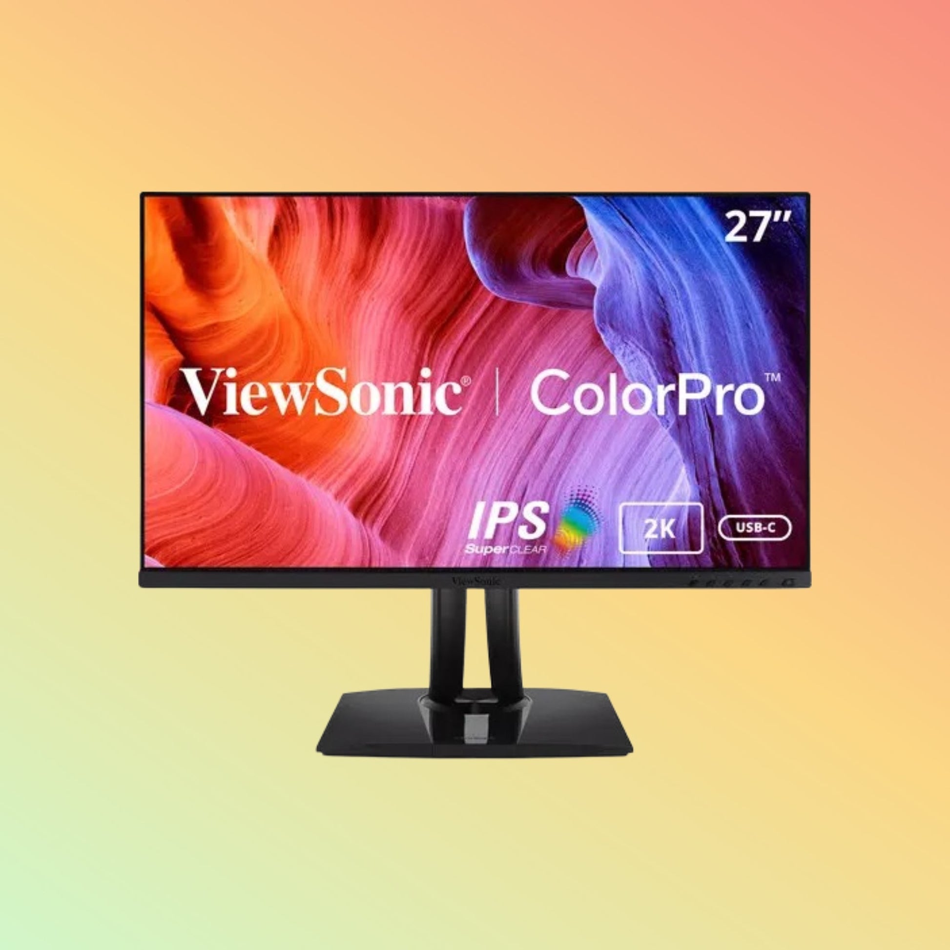 VIEWSONIC VP2756 - 2K Monitor - 27" QHD (2560 x 1440), IPS, Height, Swivel, Tilt, Pivot, HDMI, DP, USB - C, 350nits, 60Hz - NEOTECH