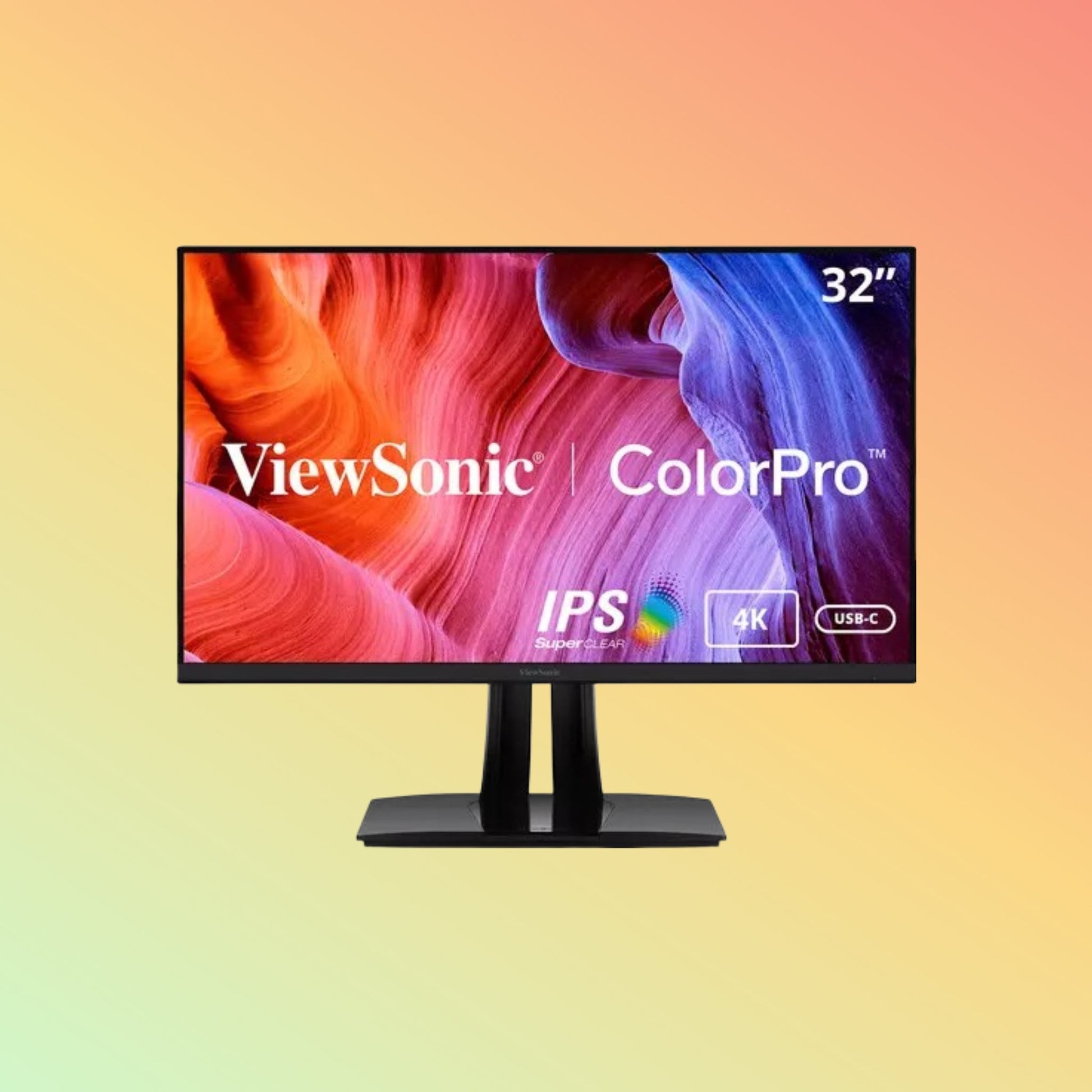 VIEWSONIC VP3256 - 4K Monitor - 32" 4K (3840 x 2160), IPS, Tilt, Height, Swivel, Rotation, HDMI, DP, USB - C, 350nits, 75Hz - NEOTECH