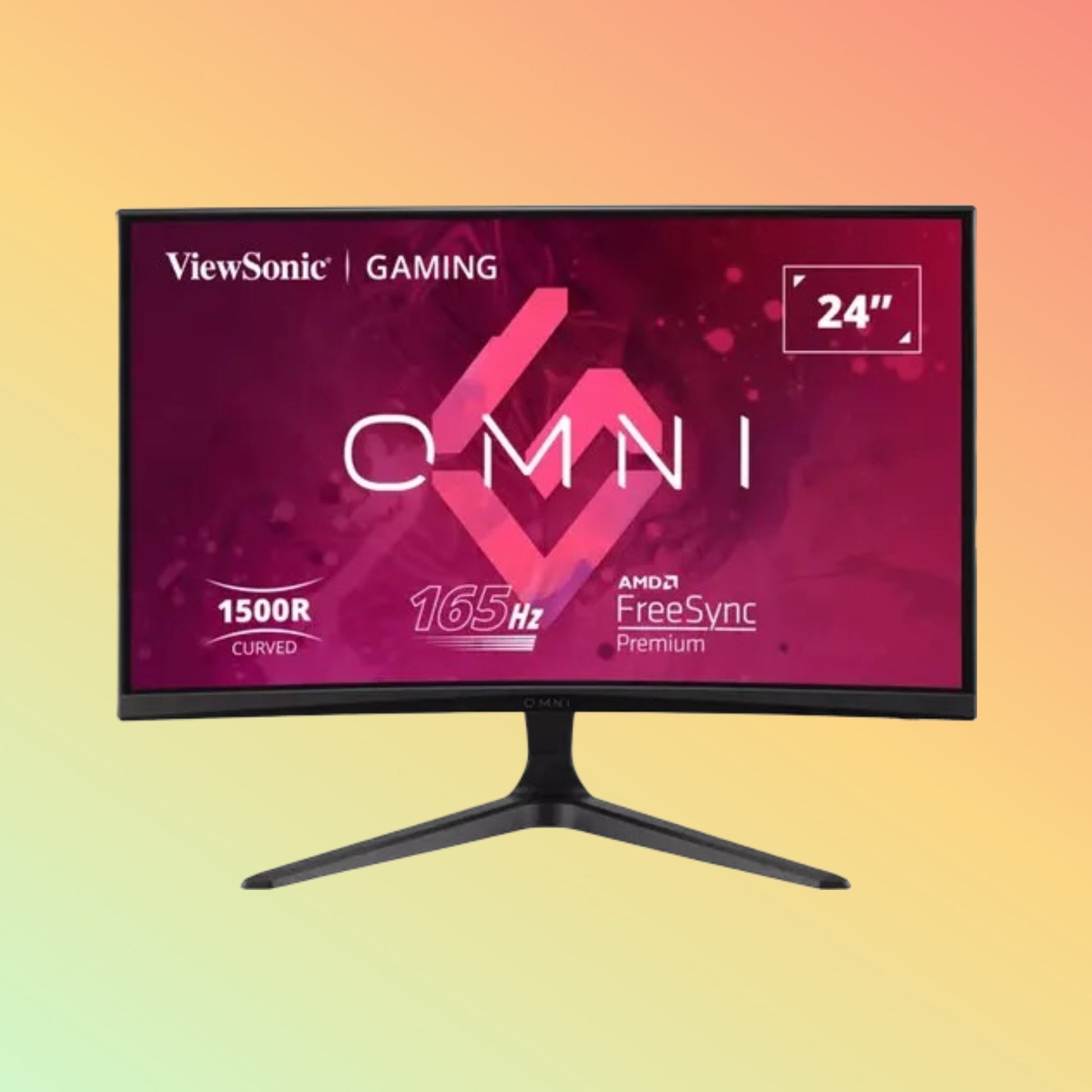 VIEWSONIC VX2418C Gaming Curved Monitor - 24" FHD (1920 x 1080), VA, Tilt, HDMI, DP, 250 nits, 165 Hz - NEOTECH