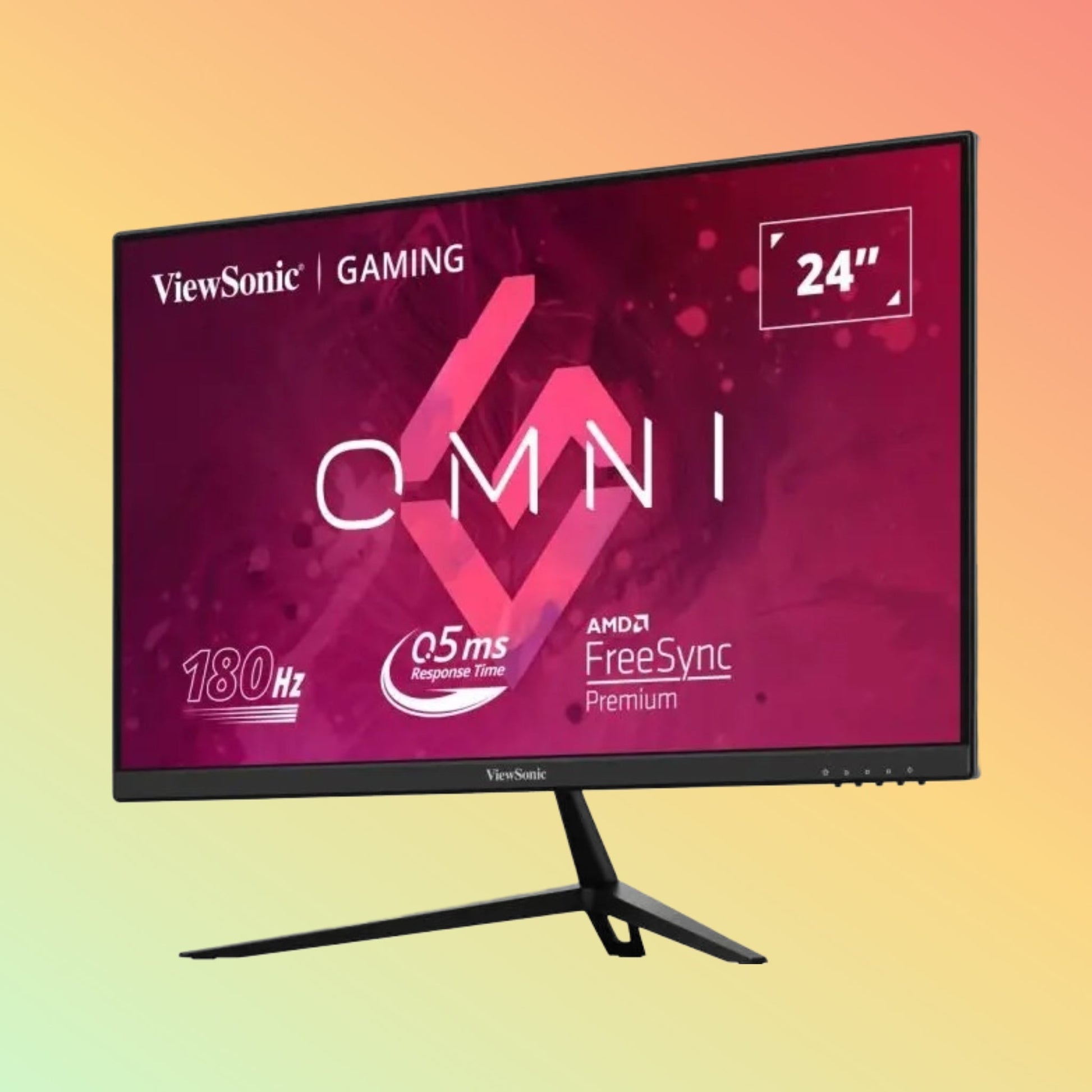 VIEWSONIC VX2428 Gaming Monitor - 24" FHD (1920 x 1080), IPS, Tilt, HDMI, DP, 250nits, 180Hz - NEOTECH