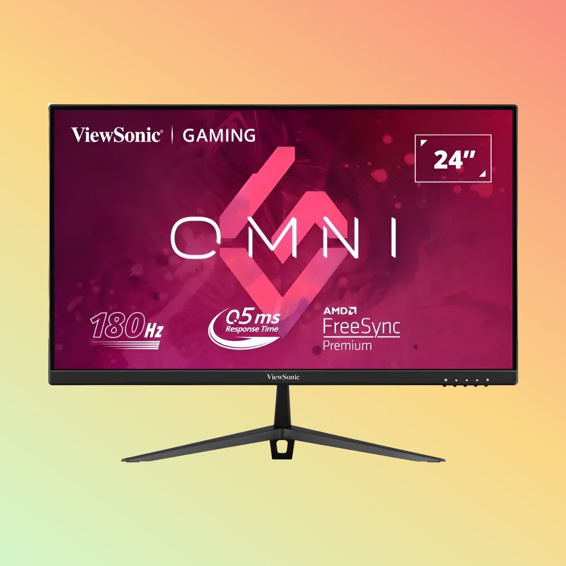 VIEWSONIC VX2428 Gaming Monitor - 24" FHD (1920 x 1080), IPS, Tilt, HDMI, DP, 250nits, 180Hz - NEOTECH