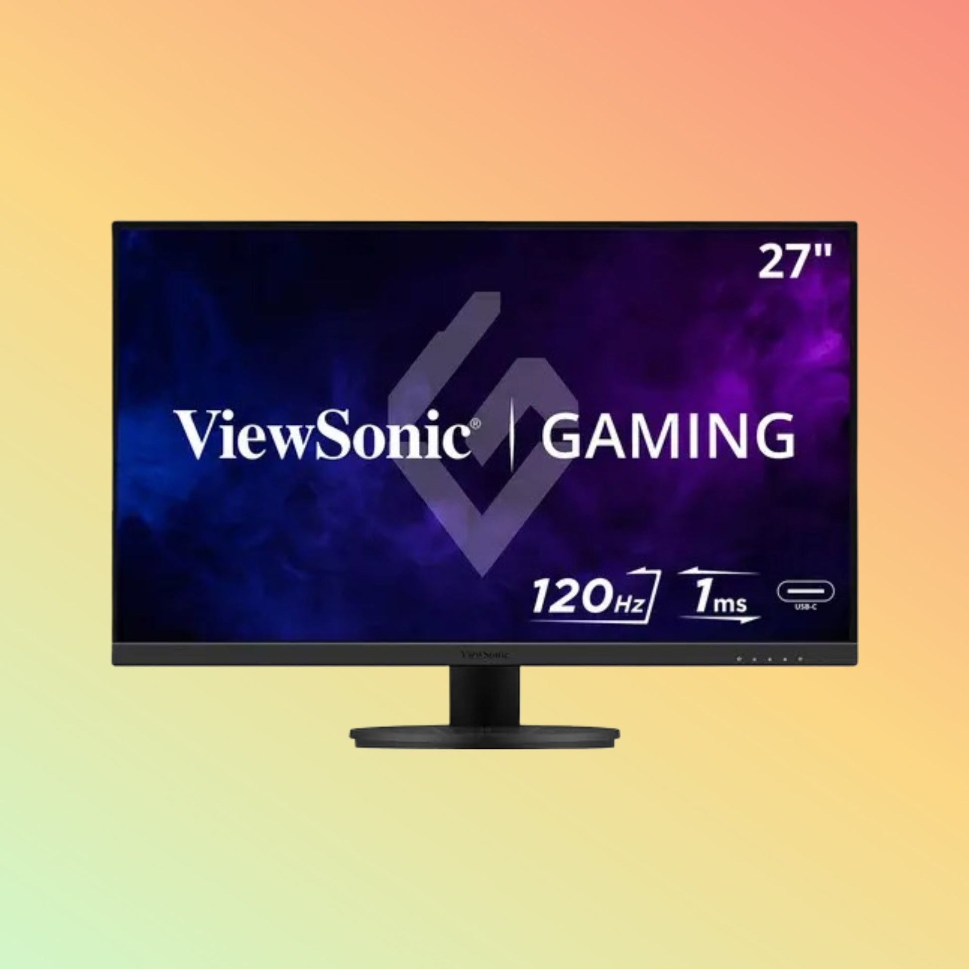 VIEWSONIC VX2716A Gaming Monitor - 27" FHD (1920 x 1080), IPS, Tilt, HDMI, DP, USB - C, 300nits, 120Hz - NEOTECH