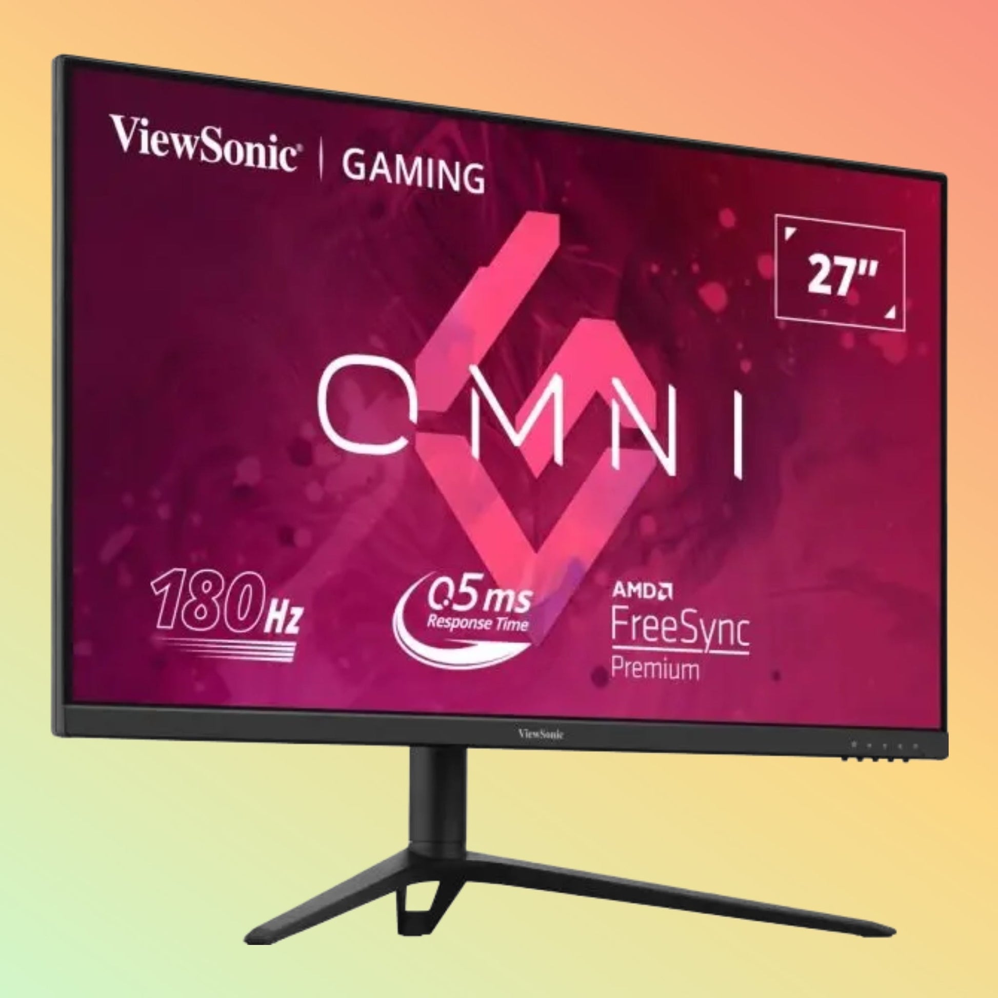 VIEWSONIC VX2728J Gaming Monitor - 27" FHD (1920 x 1080), IPS, Tilt, Swivel, Height, Pivot, HDMI, DP, 250nits, 180Hz - NEOTECH