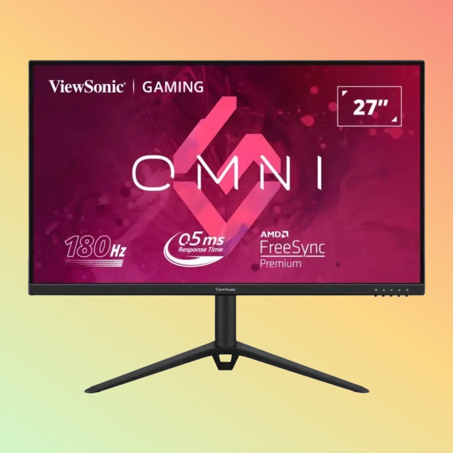 VIEWSONIC VX2728J Gaming Monitor - 27" FHD (1920 x 1080), IPS, Tilt, Swivel, Height, Pivot, HDMI, DP, 250nits, 180Hz - NEOTECH