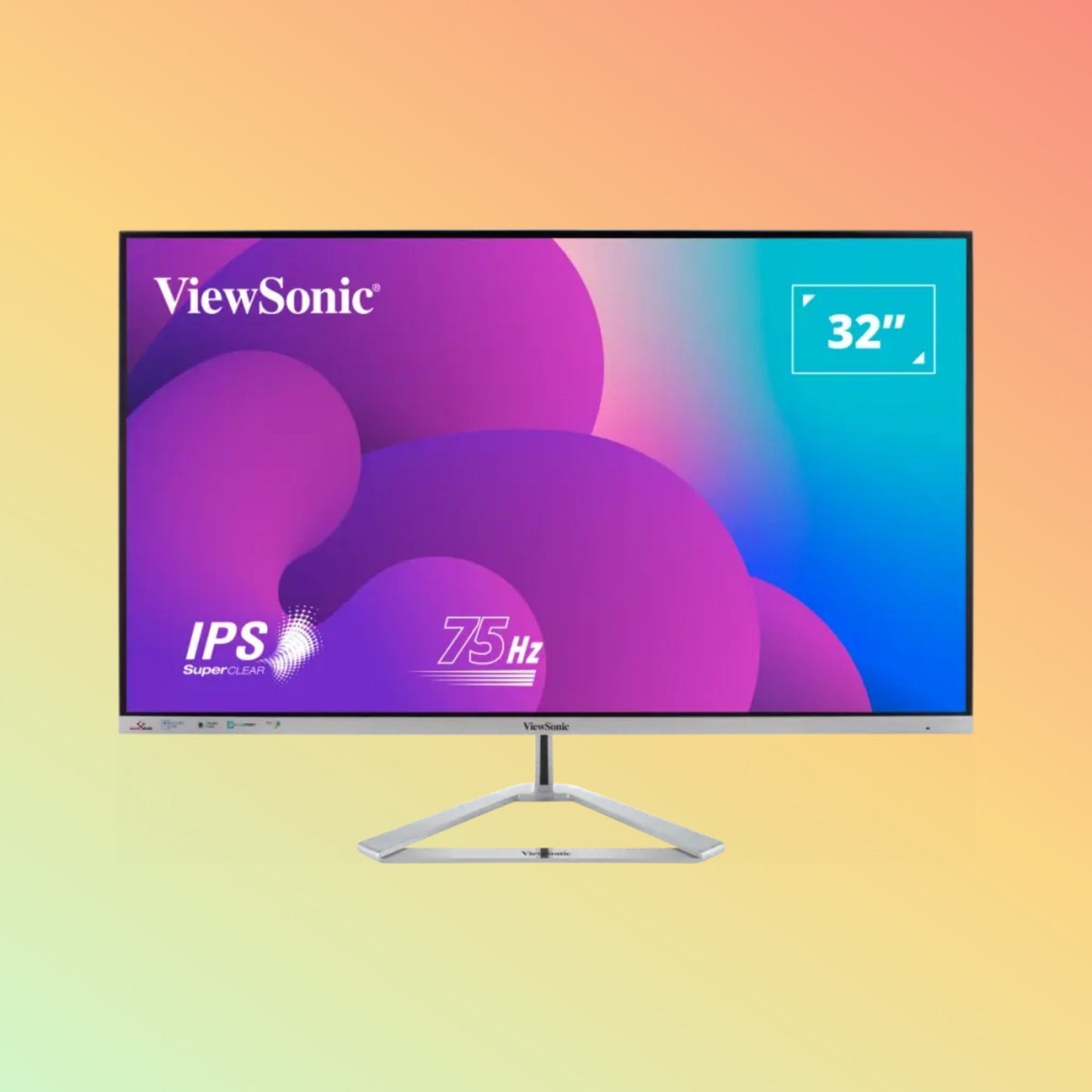 VIEWSONIC VX3276 - MHD - 3 Monitor - 32" FHD (1920 x 1080), IPS, Tilt, HDMI, DP, VGA, 250nits, 75Hz - NEOTECH