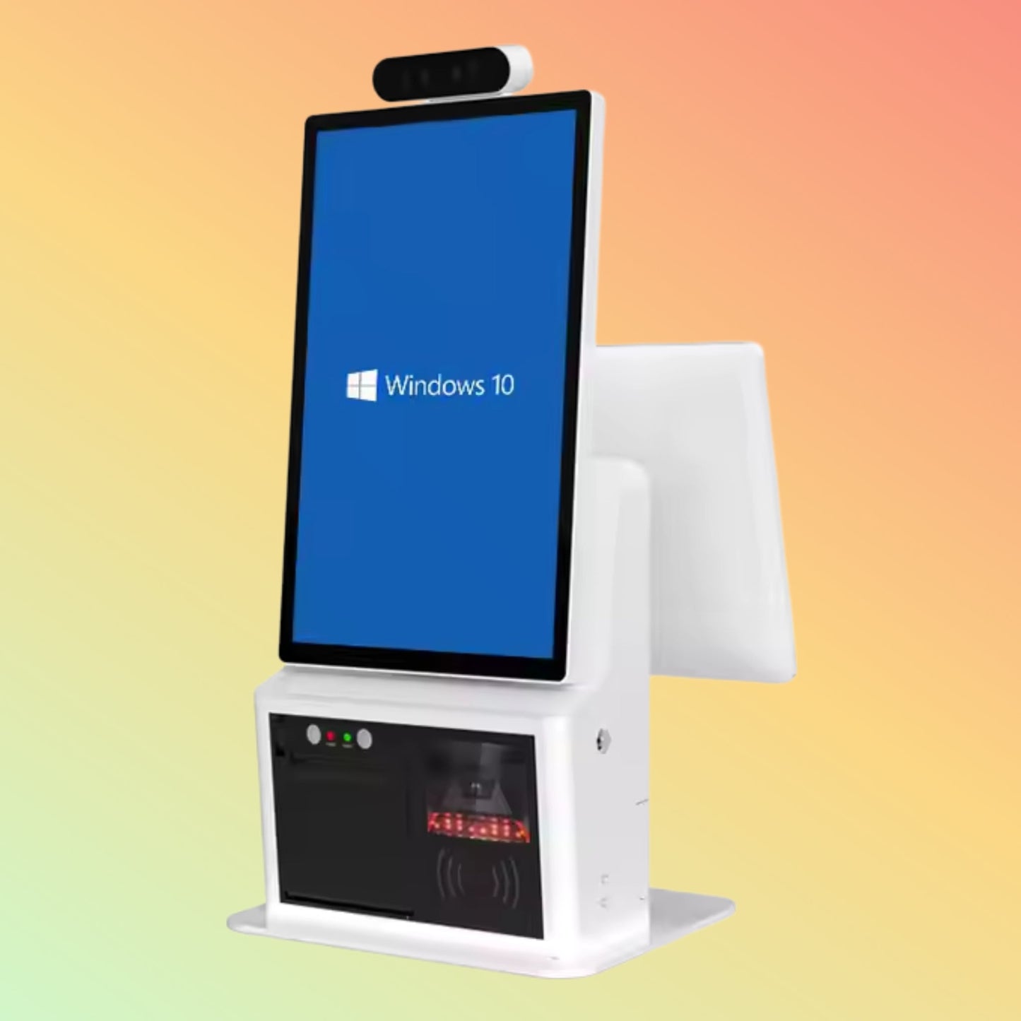 Vpos 15.6 Inch All - In - One Self - Checkout POS System Kiosk Built - In Receipt Printer Scanner - NEOTECH