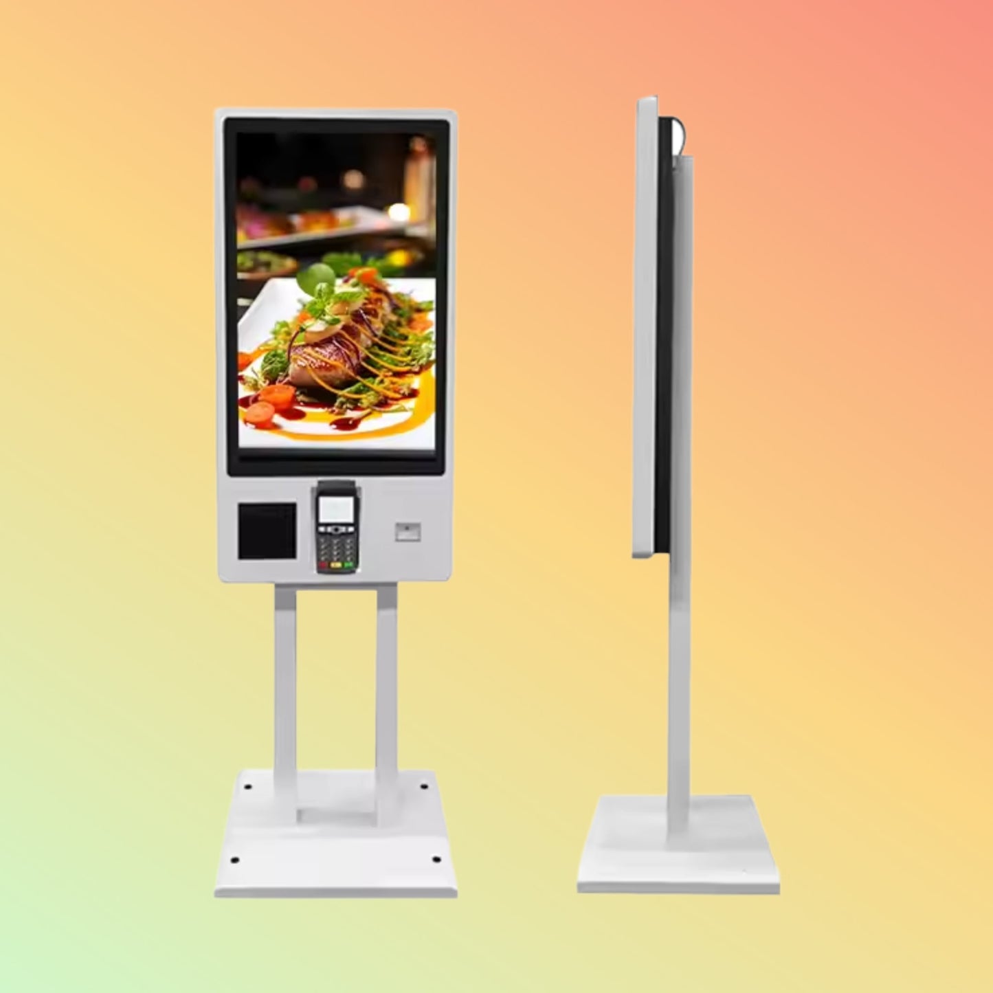 Vpos 27\" All - in - One POS Systems Terminal Touch Screen Self - Service Ordering Visa Card Cashless Payment Kiosk - NEOTECH