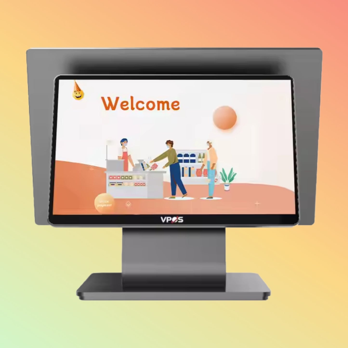 Vpos All - In - One POS System Aluminum Alloy Shell Windows Terminal - NEOTECH